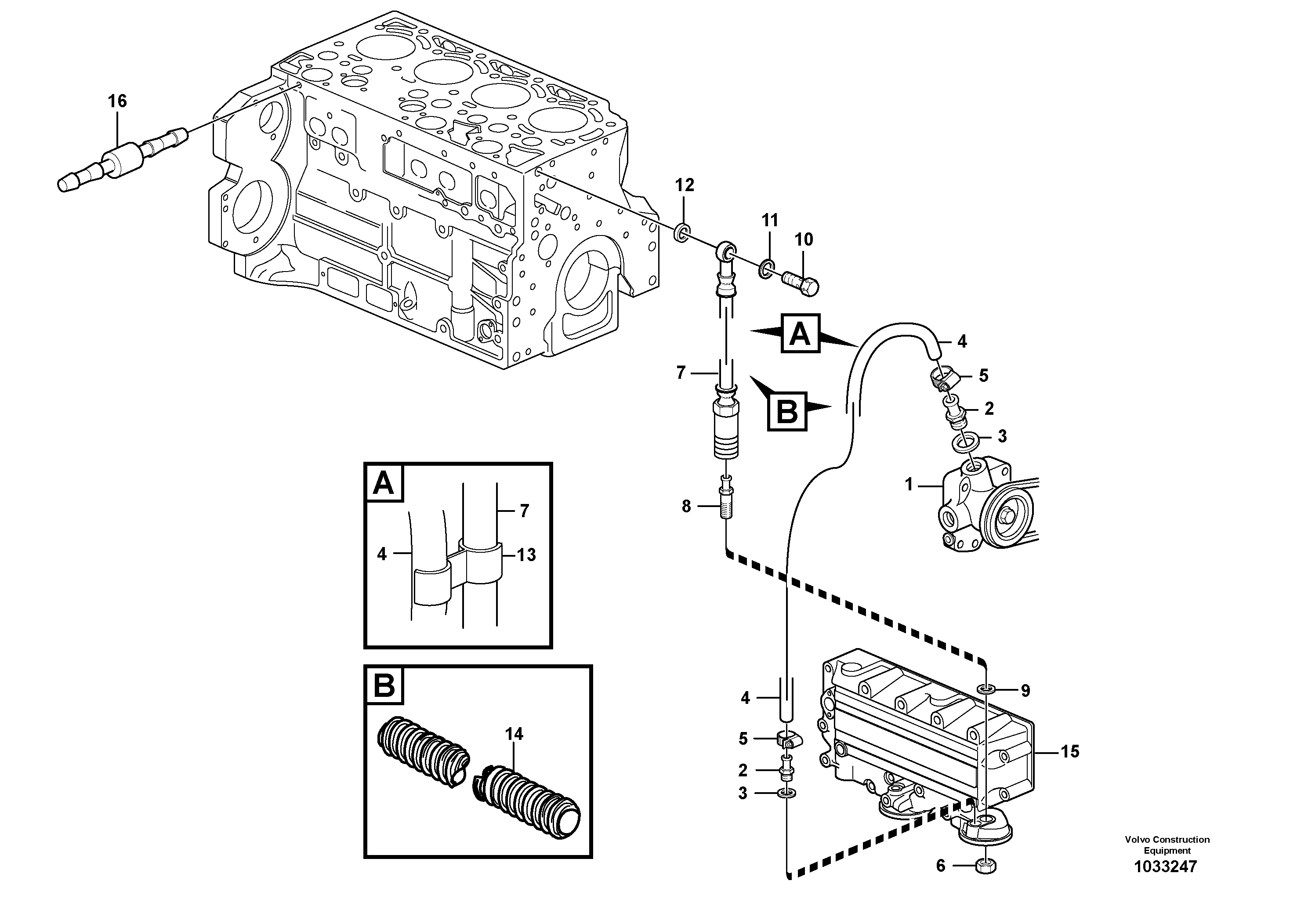 Схема запчастей Volvo L40B - 1982 Fuel pipes, fuel pump L40B S/N 1911500 - S/N 1921500 -