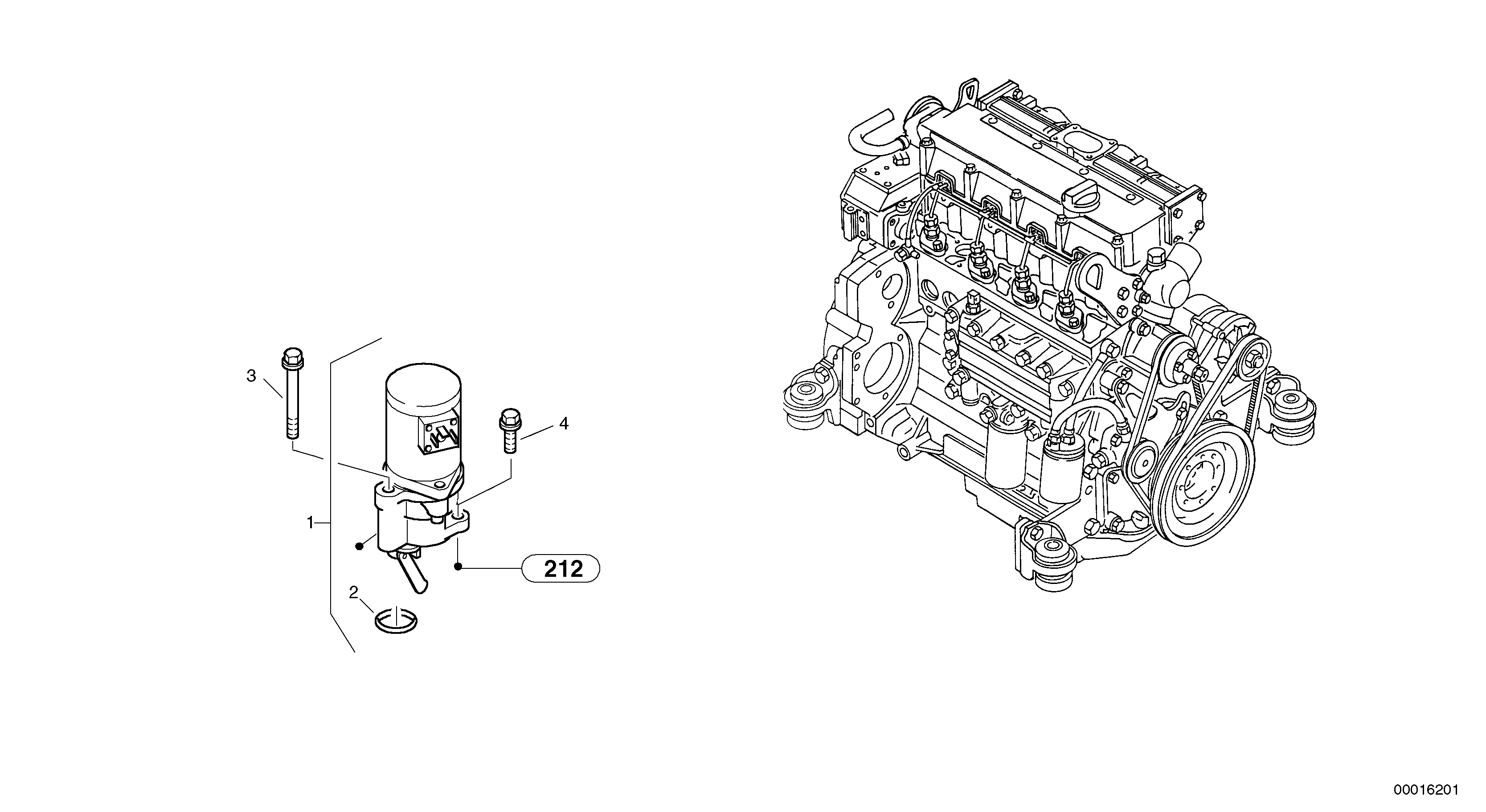 Схема запчастей Volvo L40B - 2029 Engine stop device L40B S/N 1911500 - S/N 1921500 -