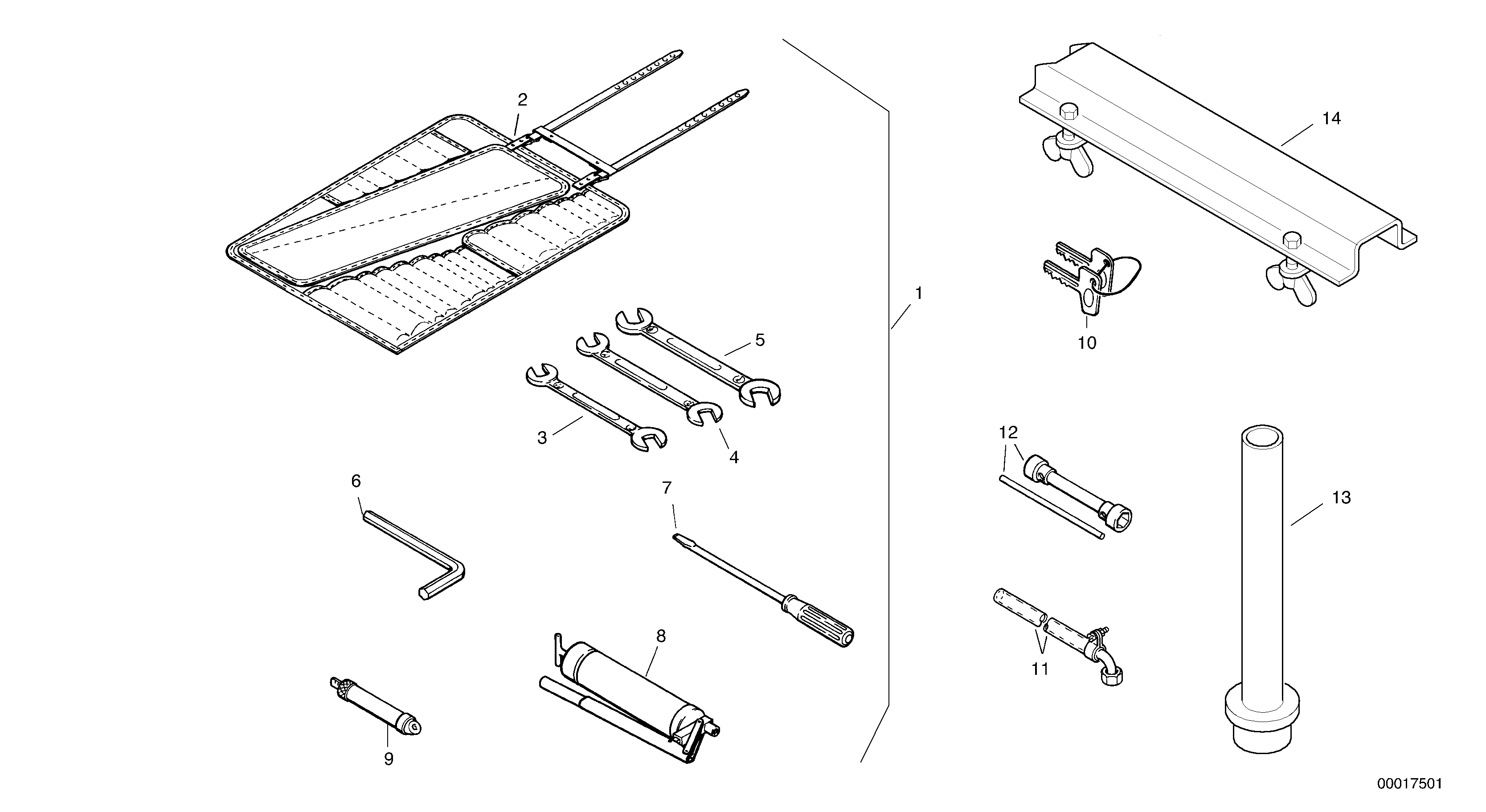 Схема запчастей Volvo L40B - 2363 Инструменты для ремонта L40B S/N 1911500 - S/N 1921500 -