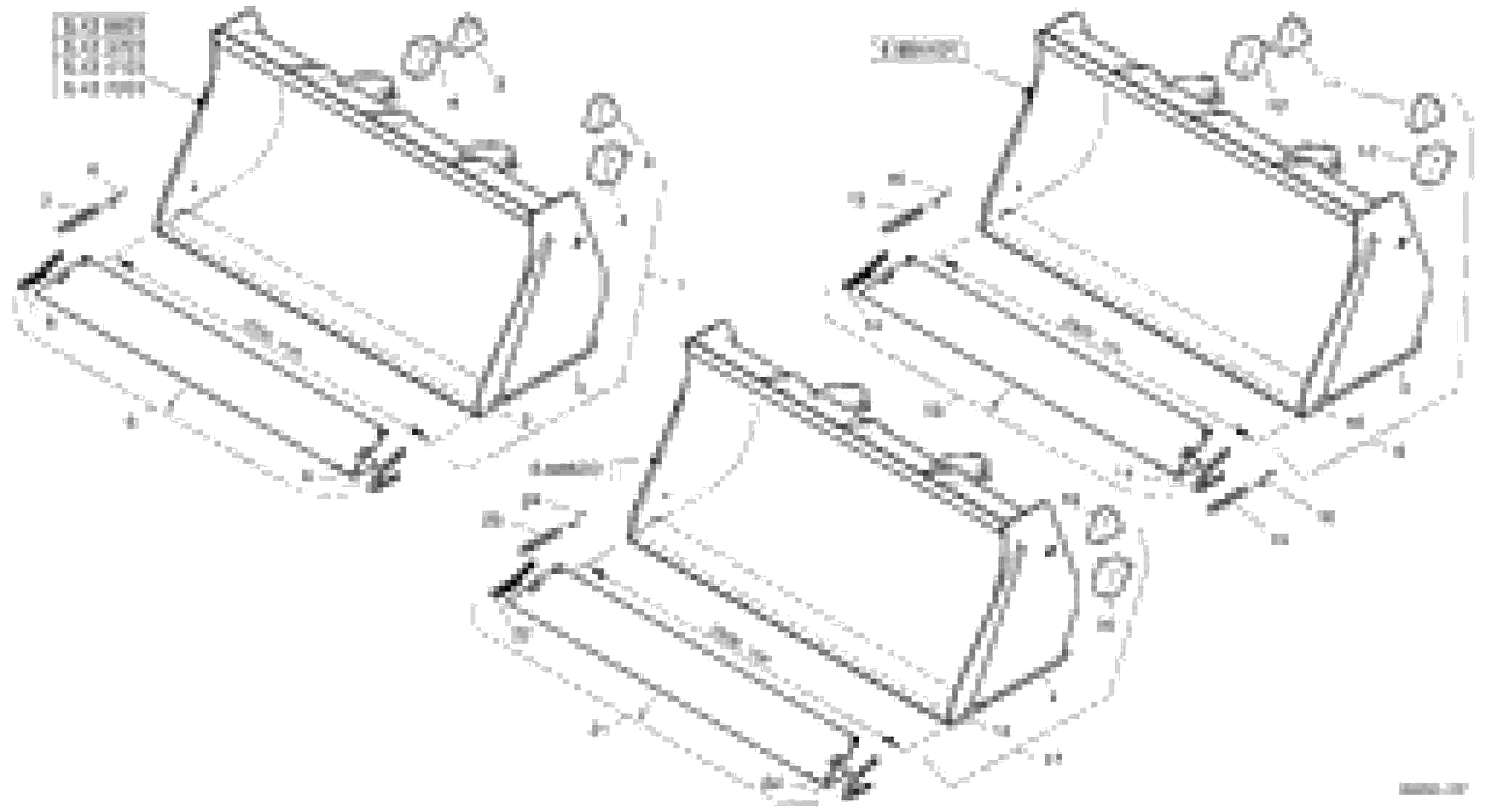Схема запчастей Volvo L45B - 2014 Bucket without teeth - TPV L45B TYPE 194, 195 SER NO - 1499