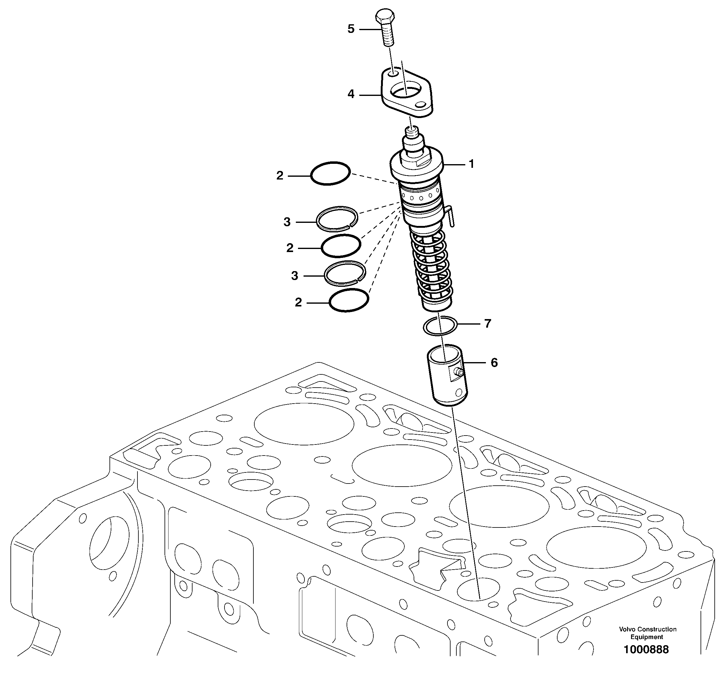 Схема запчастей Volvo L45B - 2798 Fuel injection pump with fitting parts L45B S/N 1941500 - S/N 1951500 -