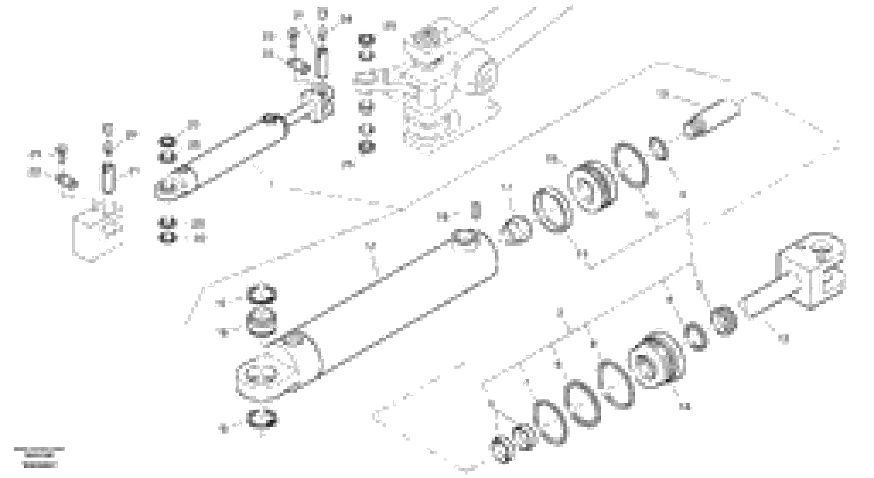 Схема запчастей Volvo L20B - 1607 Гидроцилиндр рулевой L20B TYPE 170 SER NO 0500 -