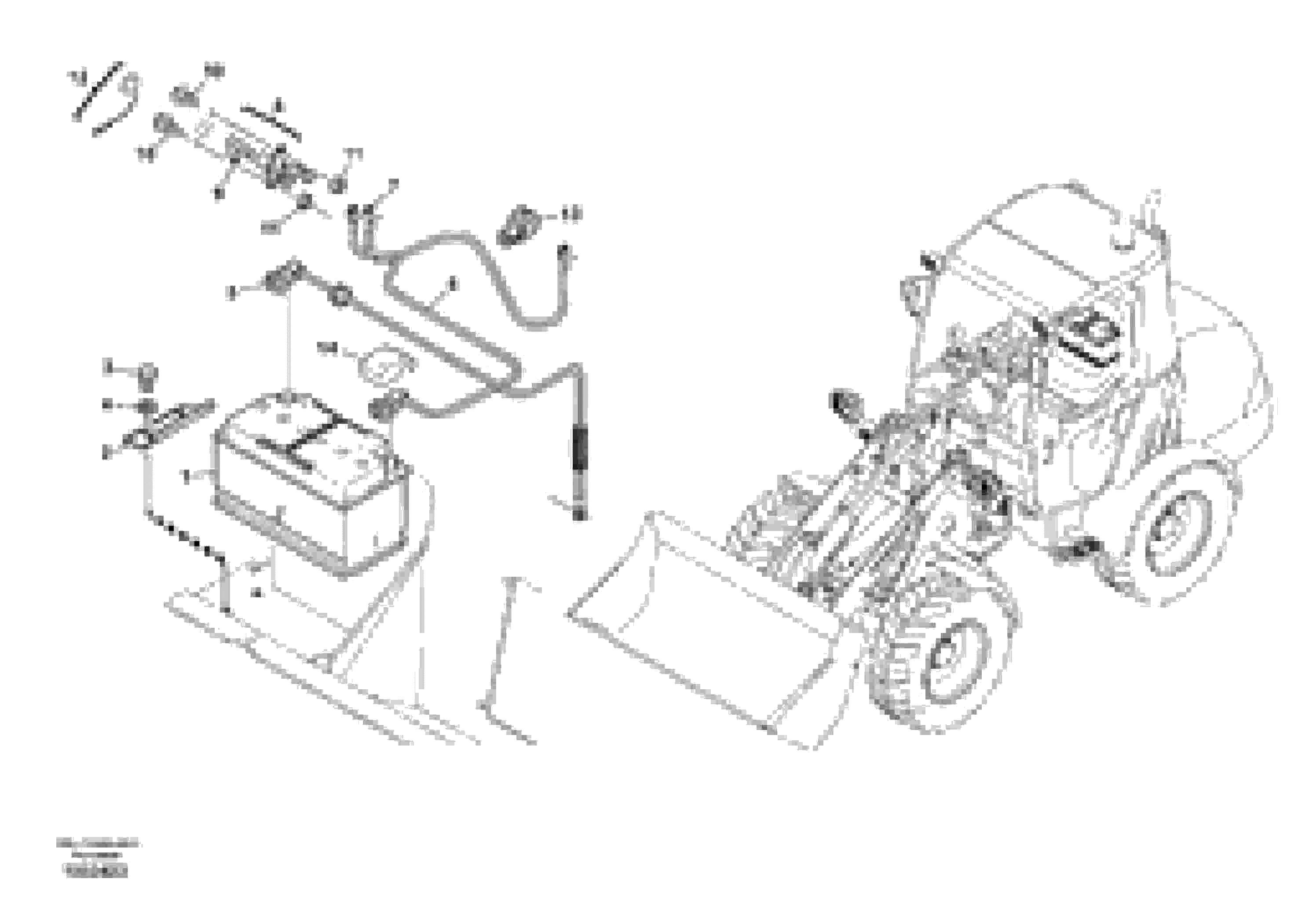 Схема запчастей Volvo L20B - 10994 Батарея аккумуляторная L20B TYPE 170 SER NO - 0499