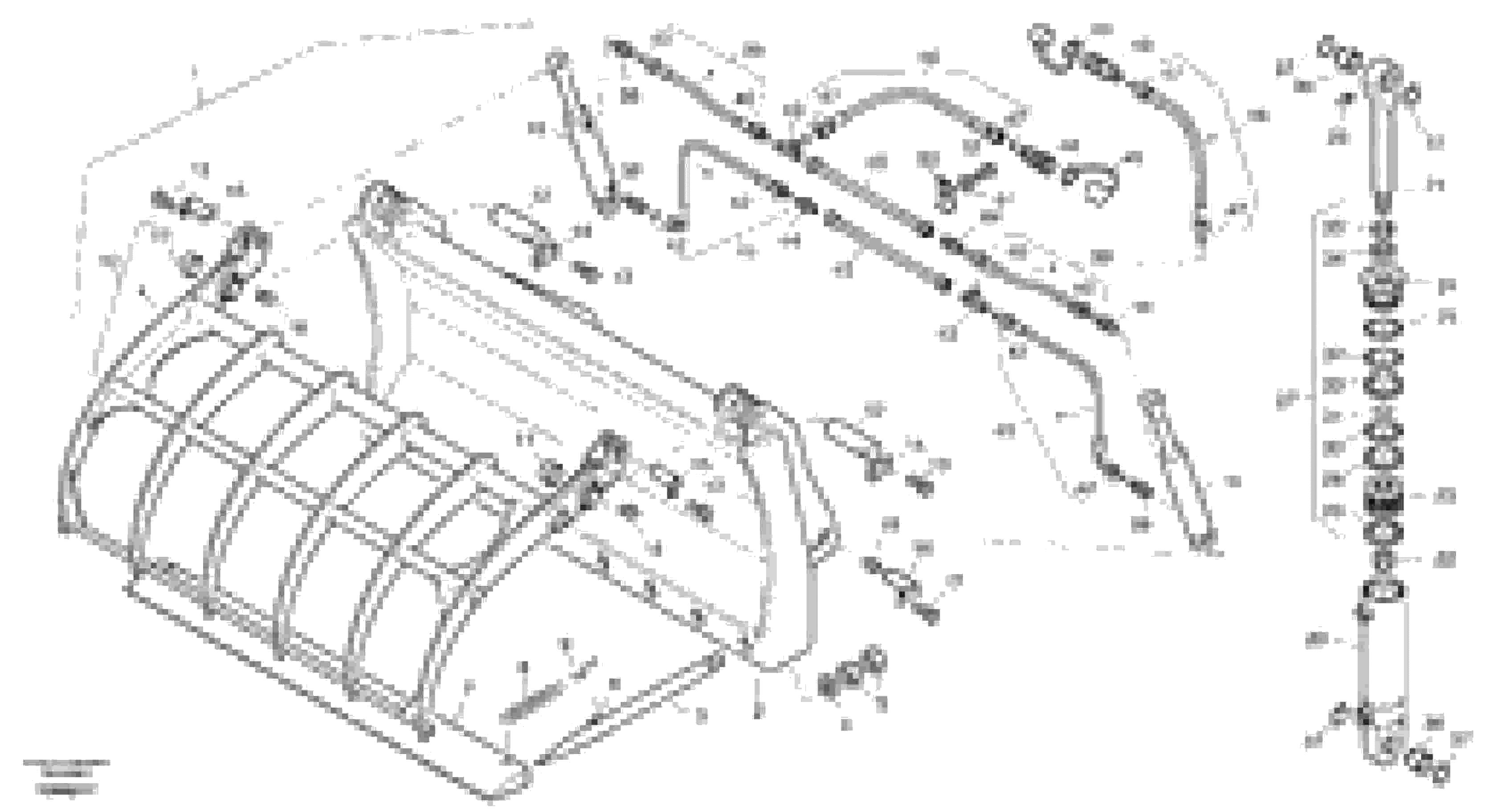 Схема запчастей Volvo L20B - 61847 Fork lift with grab L20B TYPE 170 SER NO 0500 -