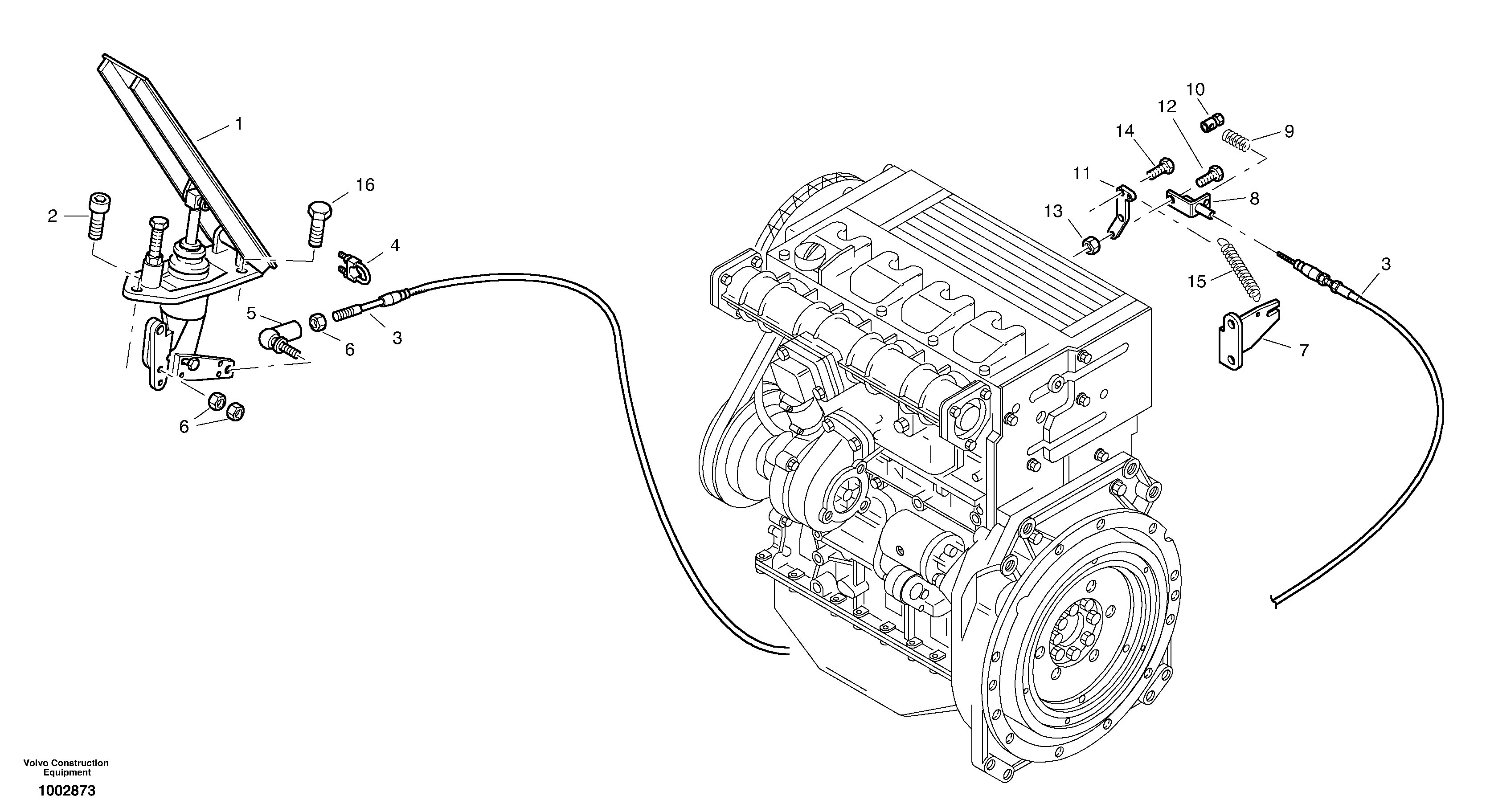Схема запчастей Volvo L25B - 16931 Speed control L25B TYPE 175 SER NO - 0499