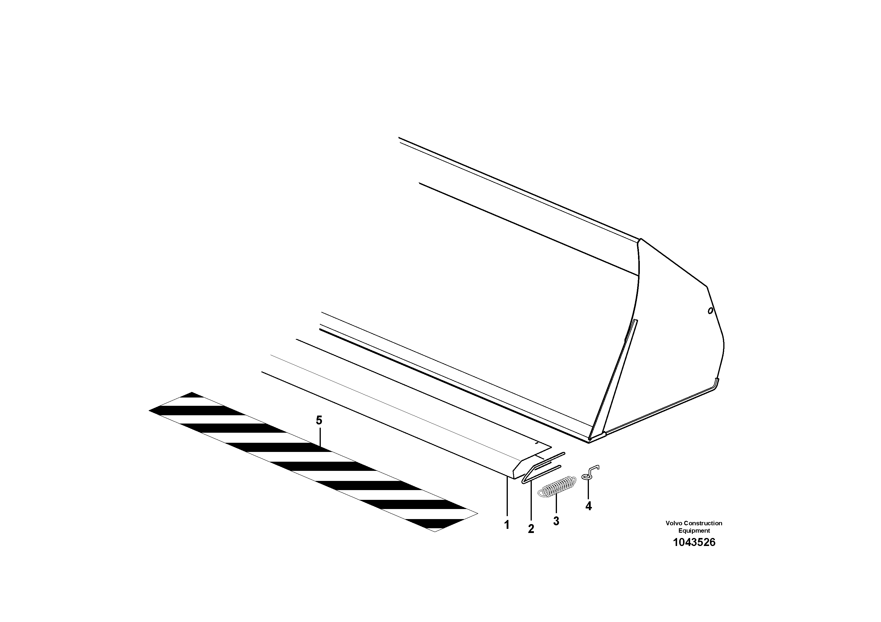 Схема запчастей Volvo L50F - 51434 Protecting plate L50F