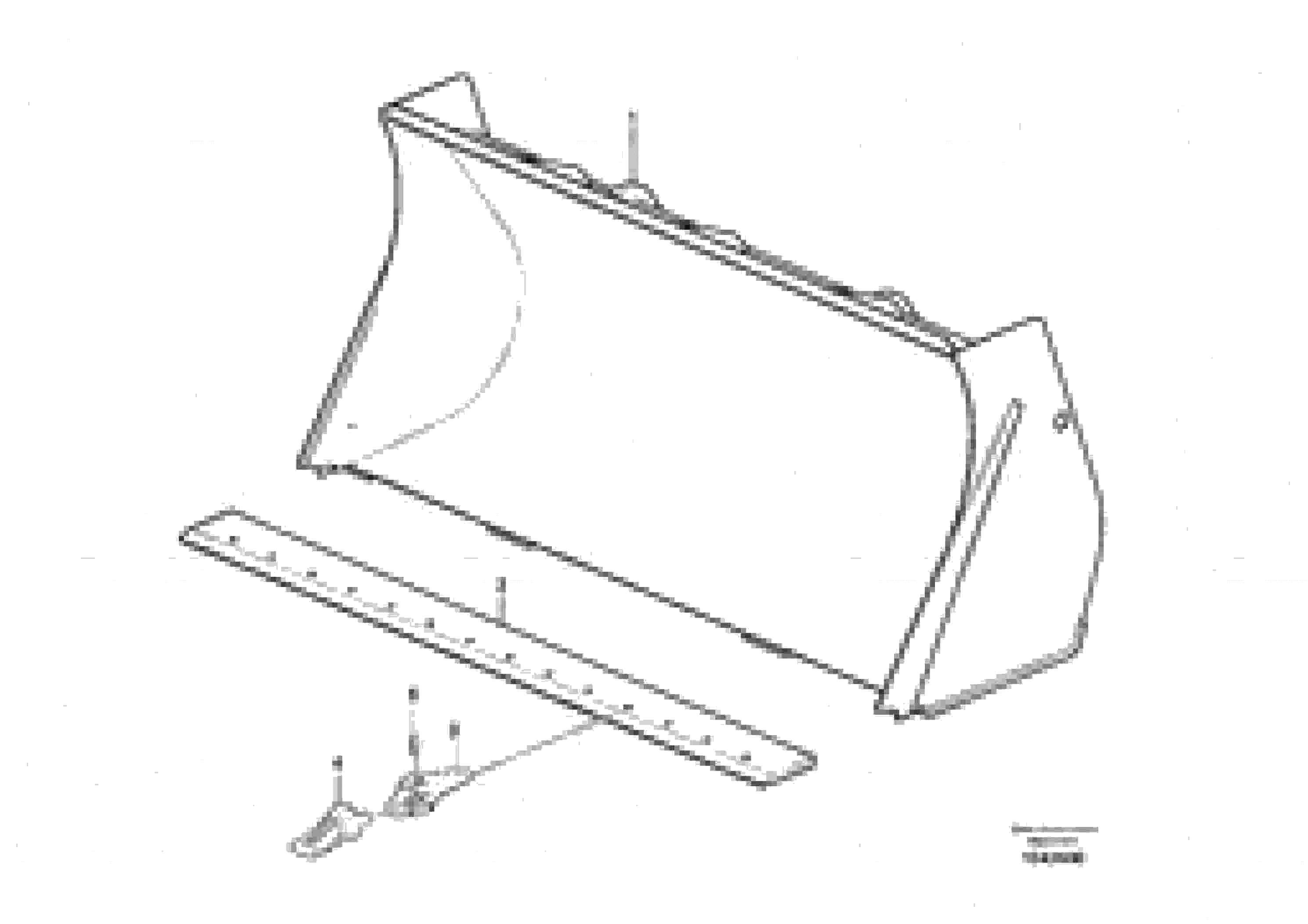 Схема запчастей Volvo L50F - 106471 Bucket, straight with teeth ATTACHMENTS ATT. COMPACT WHEEL LOADERS GEN. F