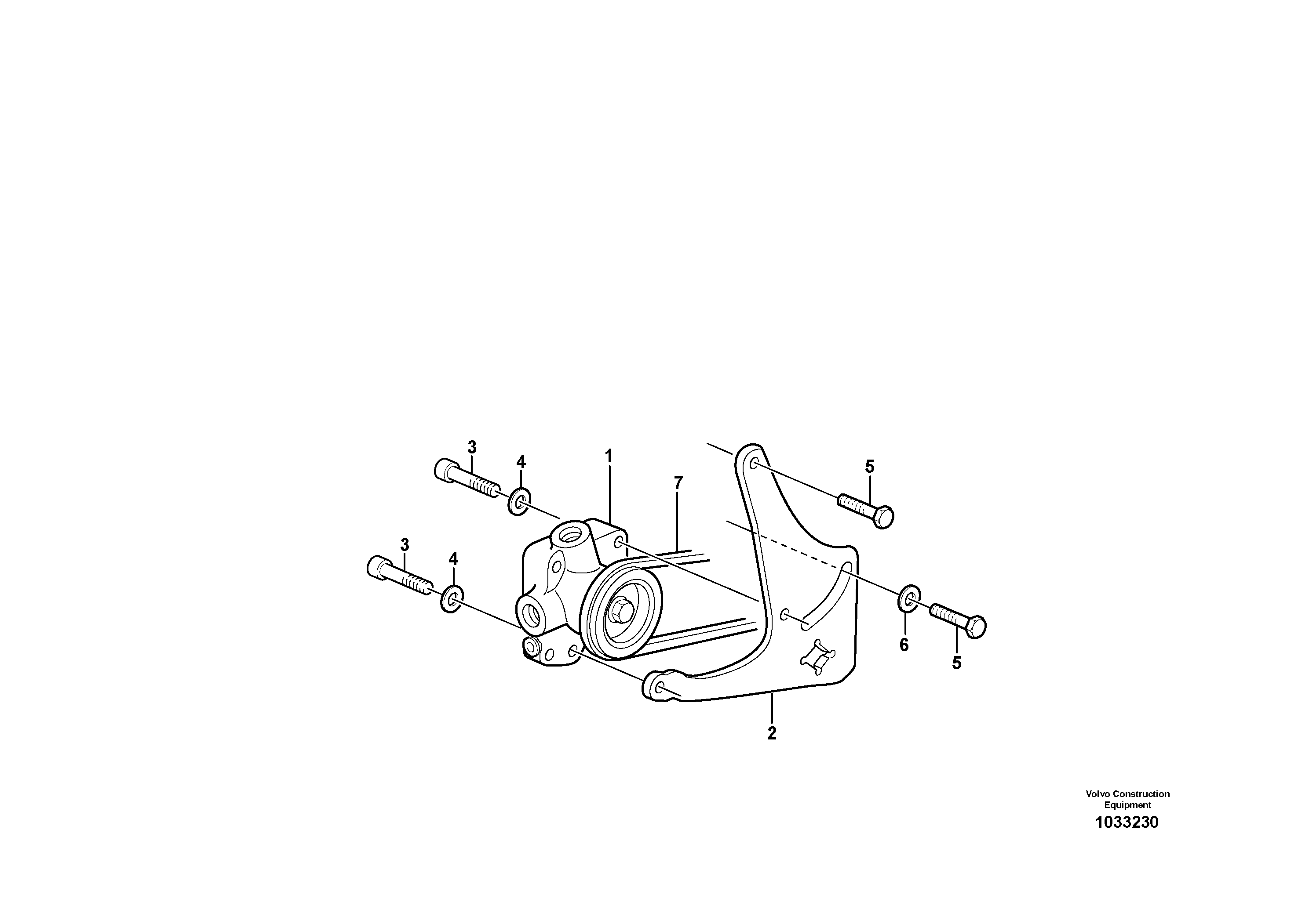 Схема запчастей Volvo L50F - 49383 Fuel pump L50F