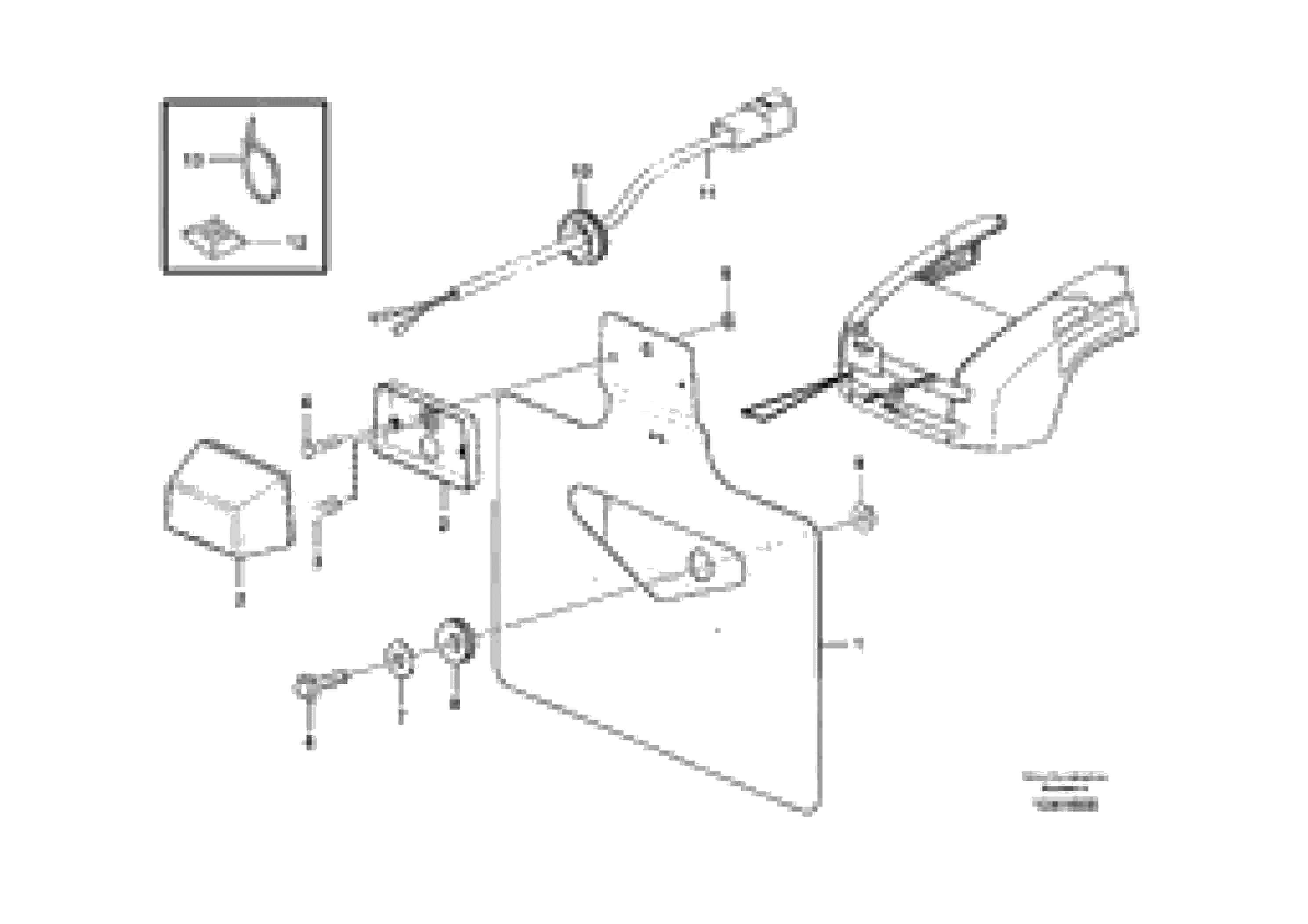 Схема запчастей Volvo L50F - 42709 License plate lamp L50F