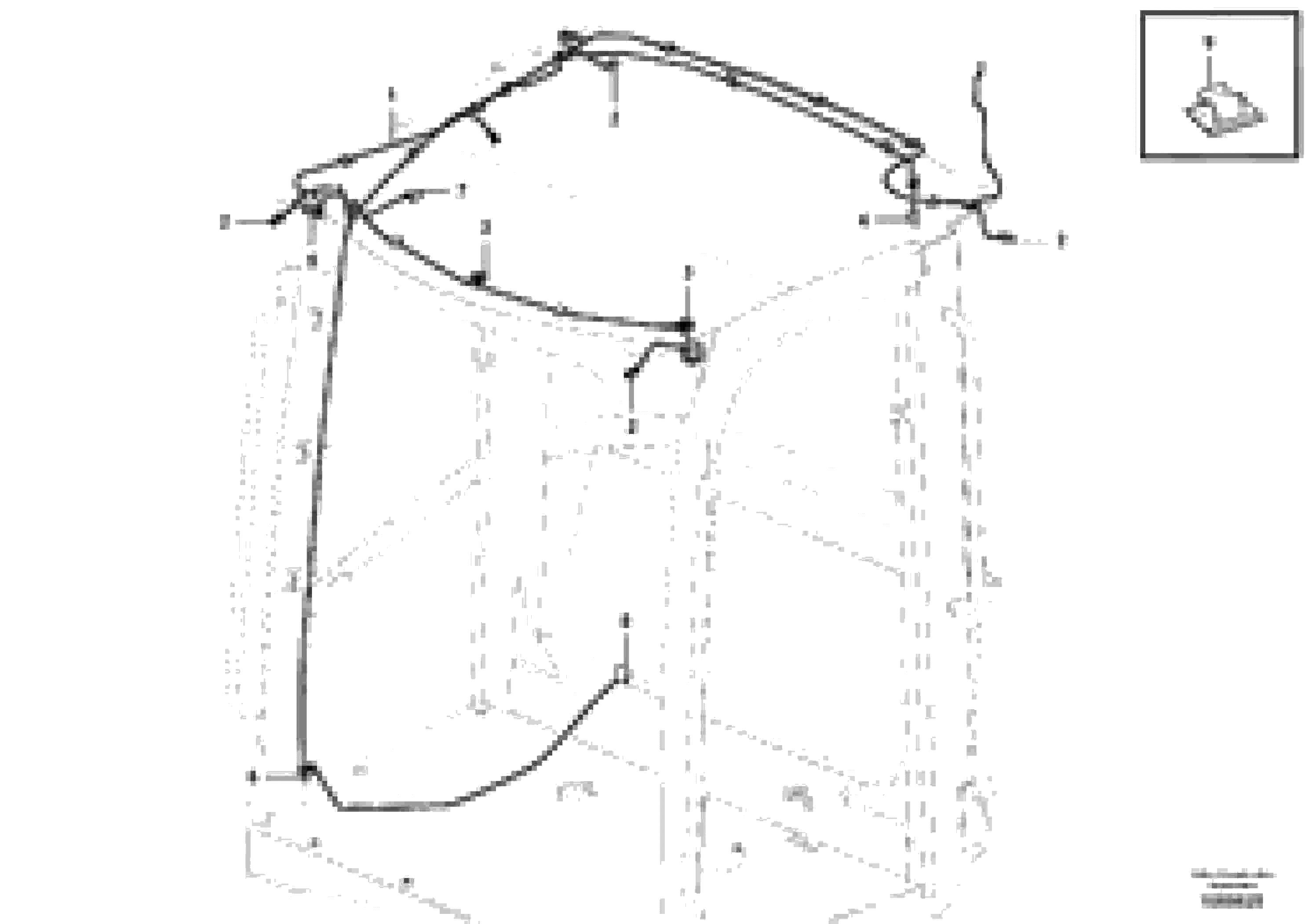 Схема запчастей Volvo L50F - 105911 Cable harness, ceiling L50F