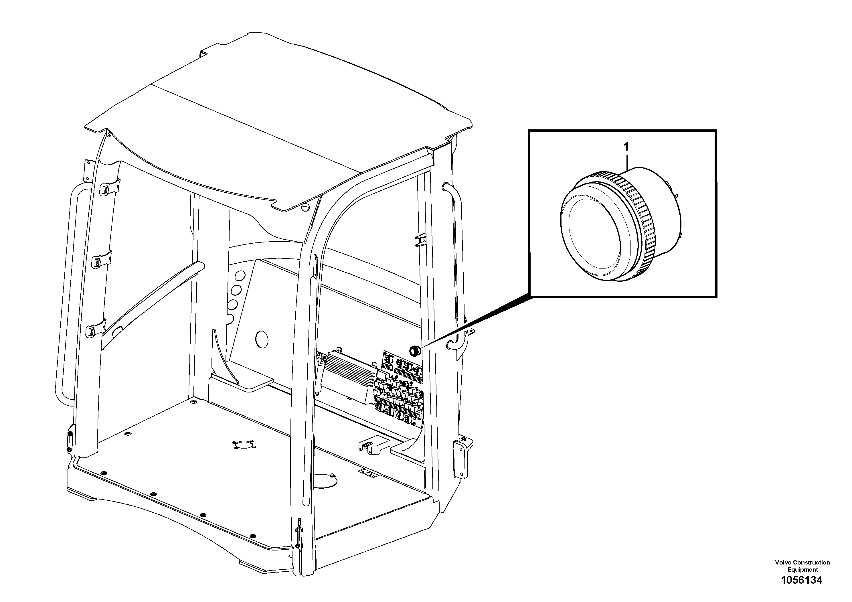 Схема запчастей Volvo L50F - 93681 Hour recorder L50F