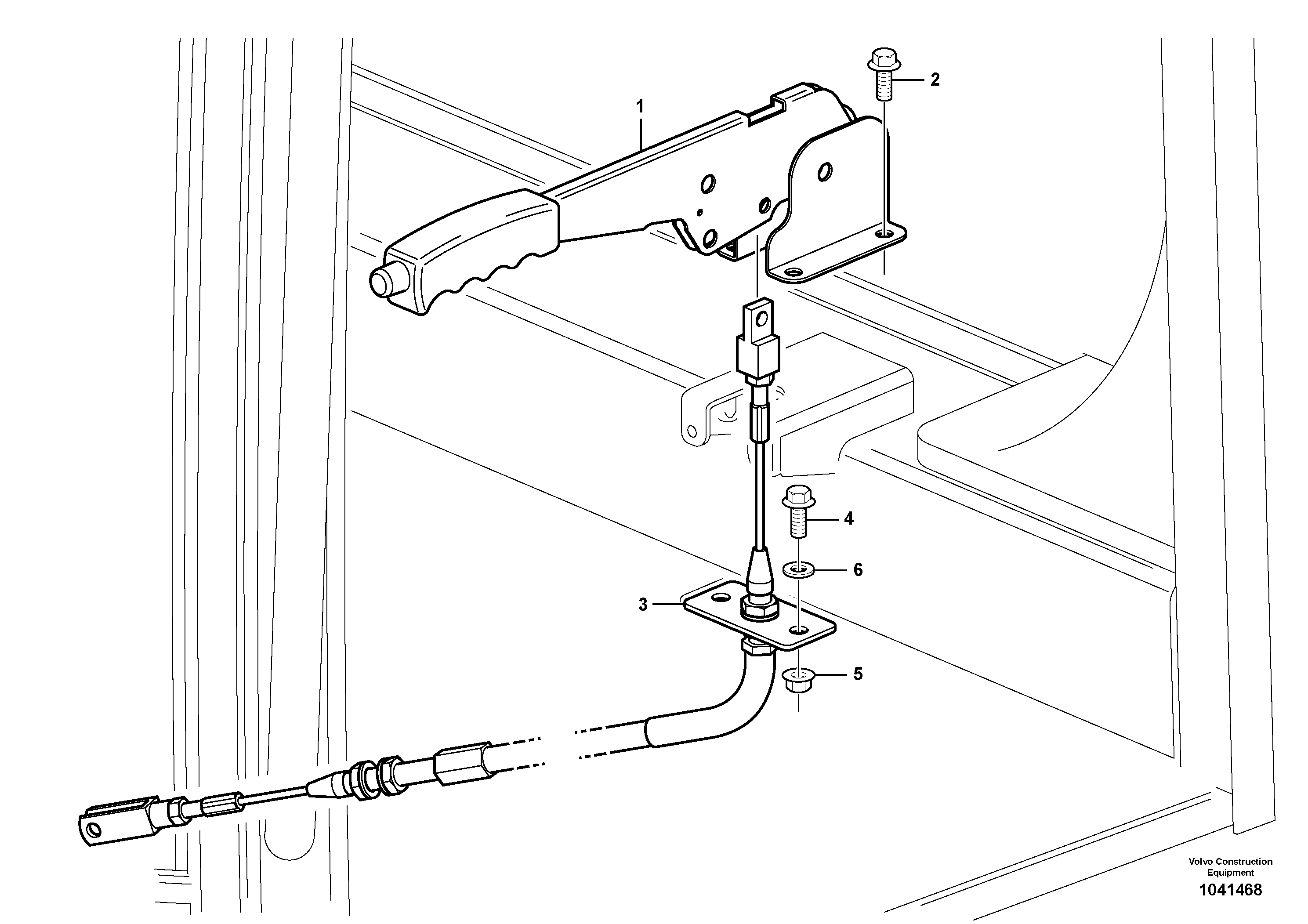 Схема запчастей Volvo L50F - 82635 Parking brake L50F