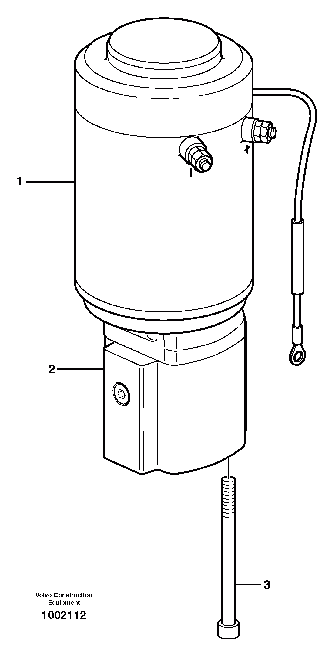 Схема запчастей Volvo L50F - 60334 Pump unit L50F