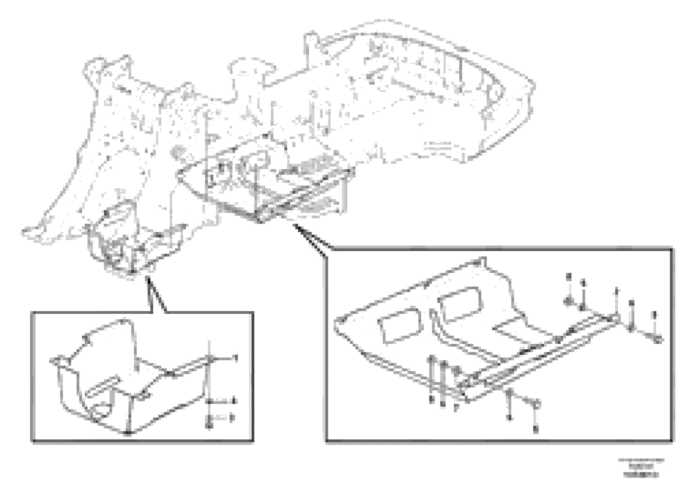 Схема запчастей Volvo L50F - 61570 Protecting plates L50F