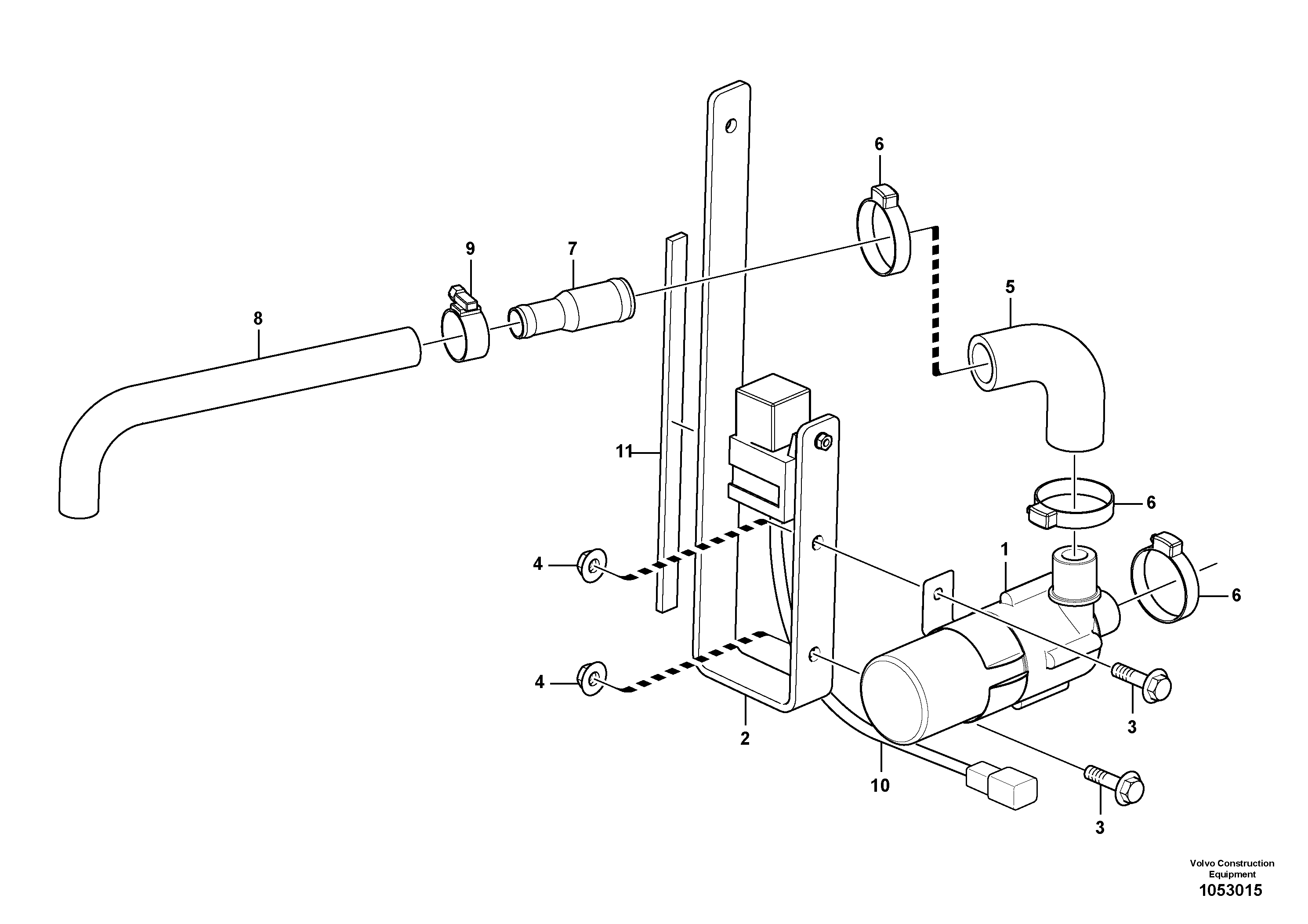 Схема запчастей Volvo L50F - 85620 Pause cab heater L50F