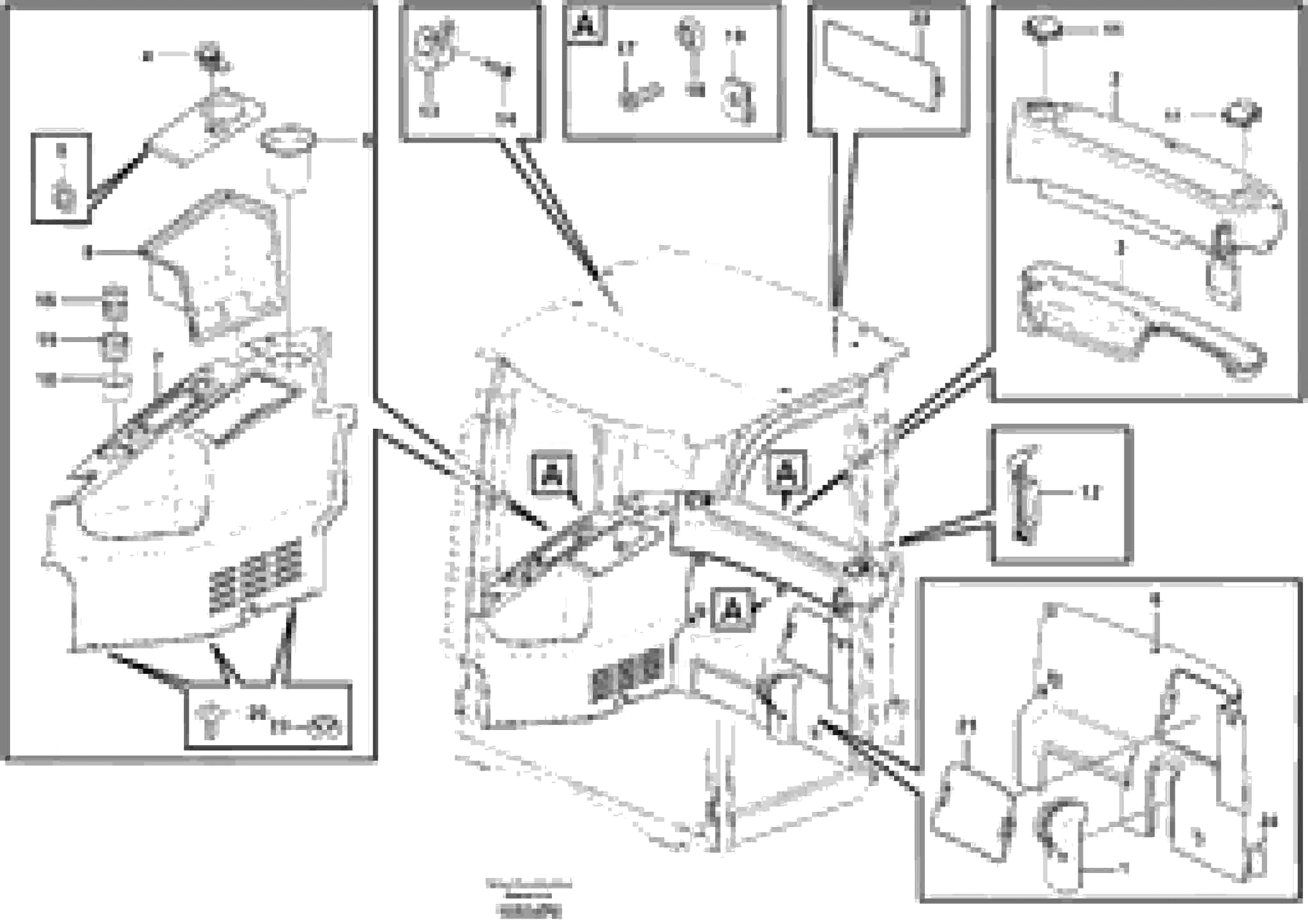 Схема запчастей Volvo L50F - 80427 Interior equipment, cab L50F