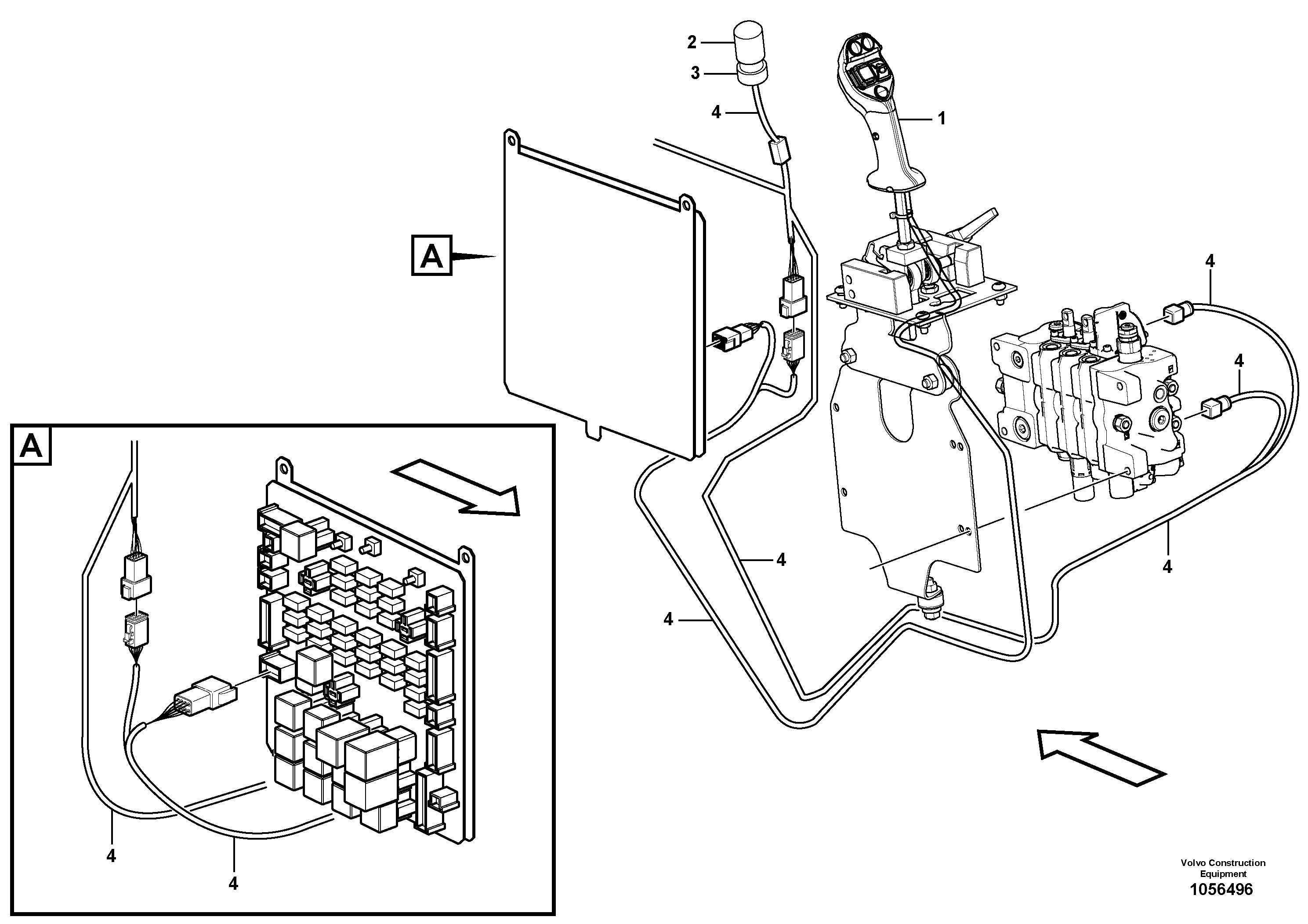 Схема запчастей Volvo L20F - 29175 Hydraulic function - Nr. 3 L20F