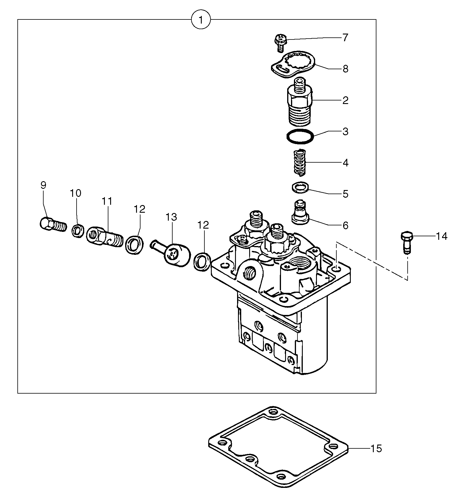 Схема запчастей Volvo EC20 TYPE 263 XT/XTV - 13202 Насос 