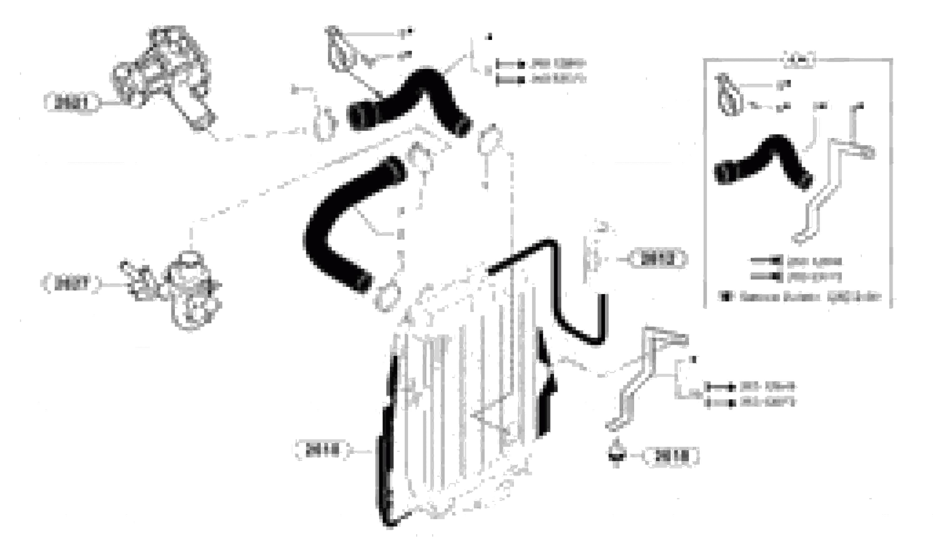 Схема запчастей Volvo EC20 TYPE 263 XT/XTV - 2203 Cooling circuit 