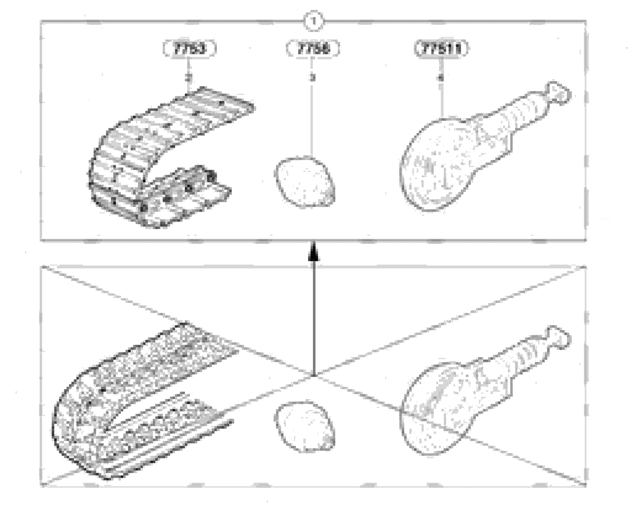 Схема запчастей Volvo EC20 TYPE 263 XT/XTV - 12538 Steel track kit 