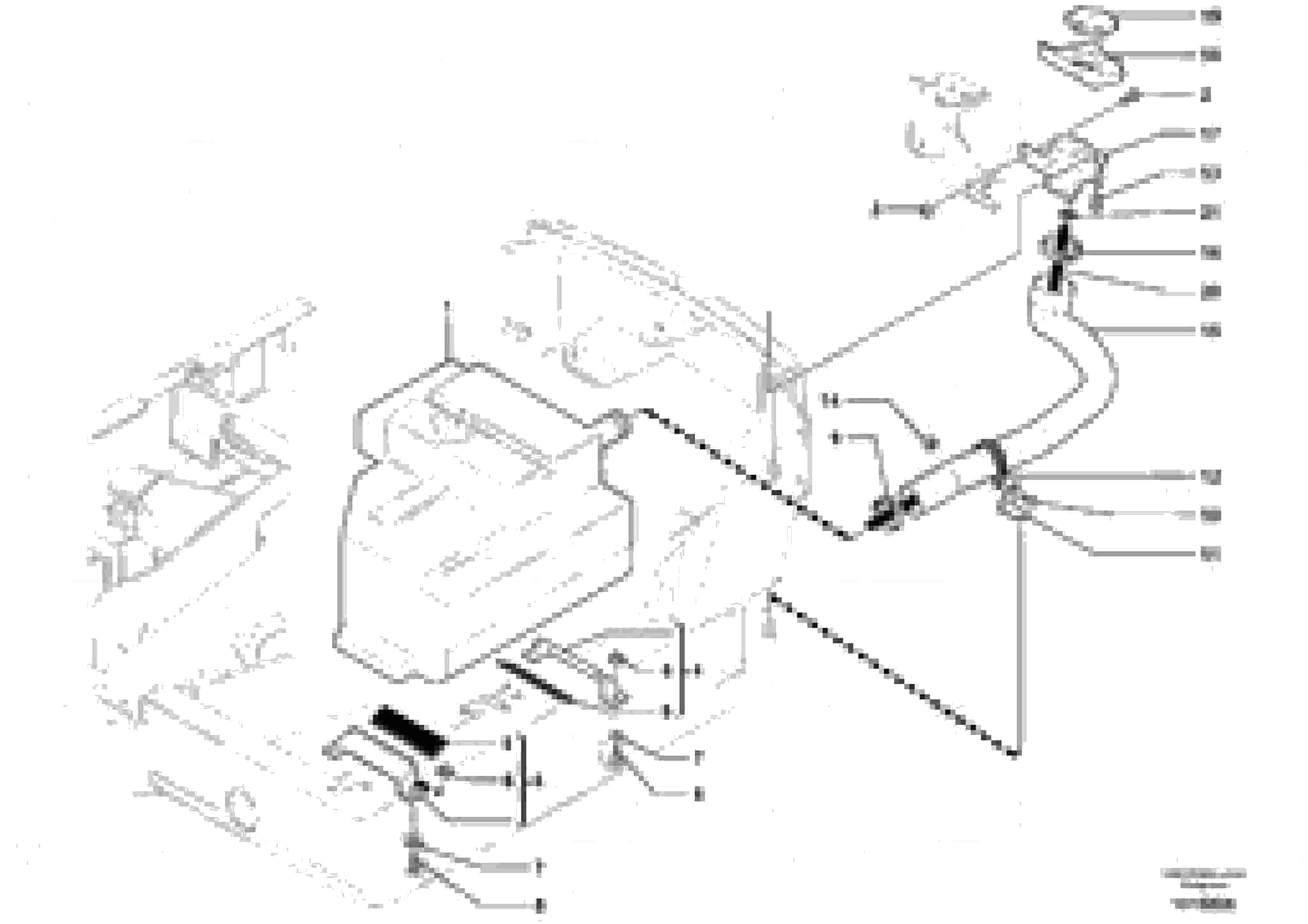 Схема запчастей Volvo EC25 TYPE 281 - 23072 Fuel circuit 