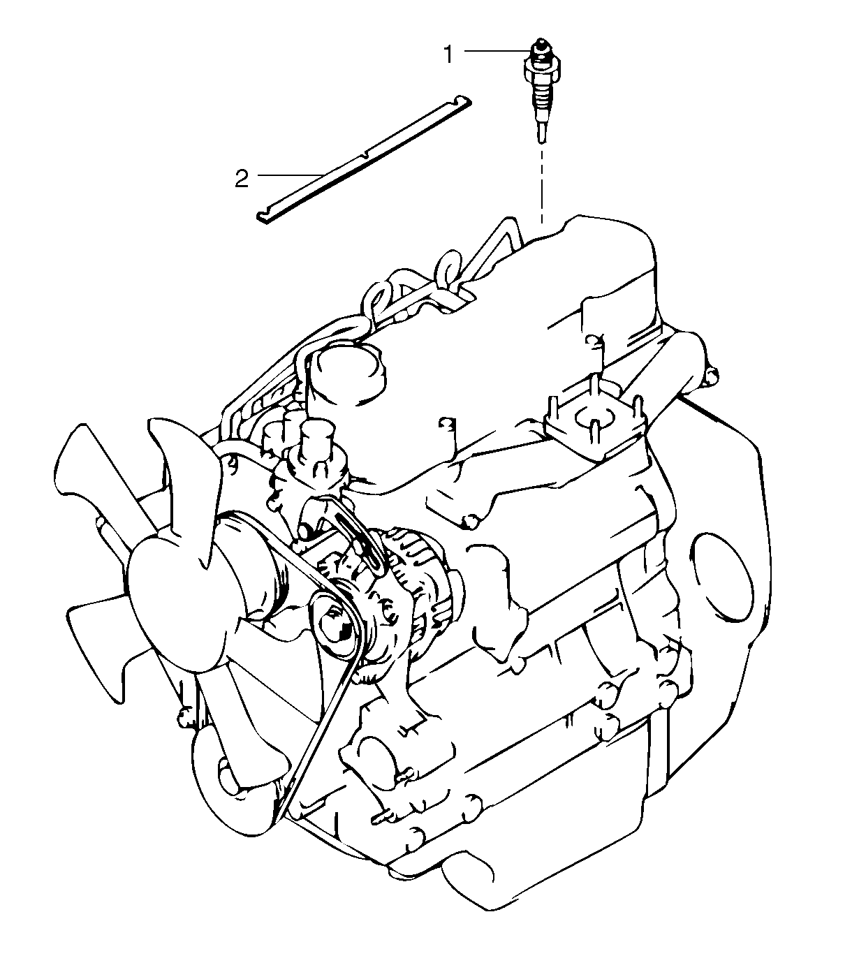 Схема запчастей Volvo EC25 TYPE 281 - 24093 Preheating coil 