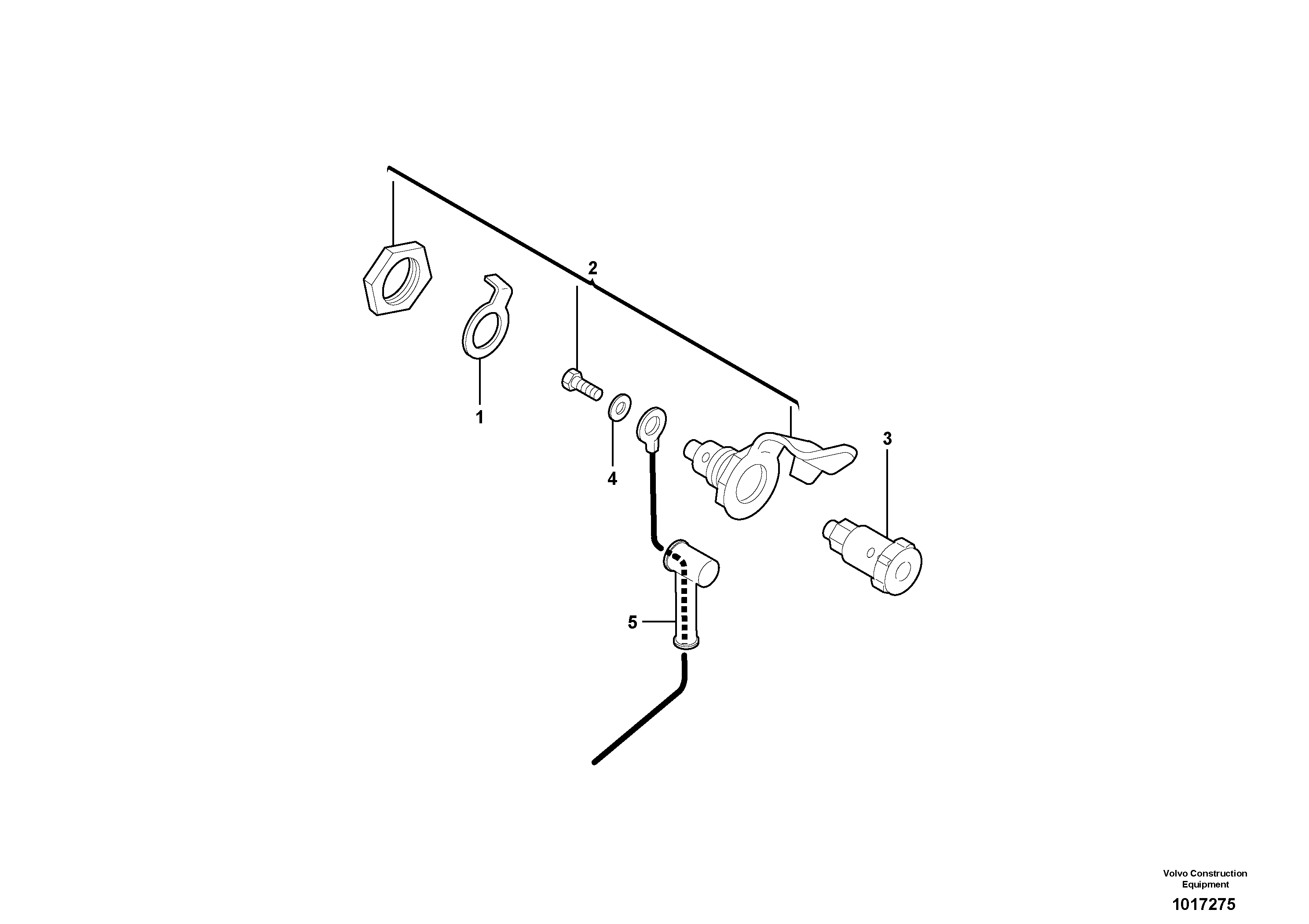 Схема запчастей Volvo EC25 TYPE 281 - 26342 Inspection light socket 