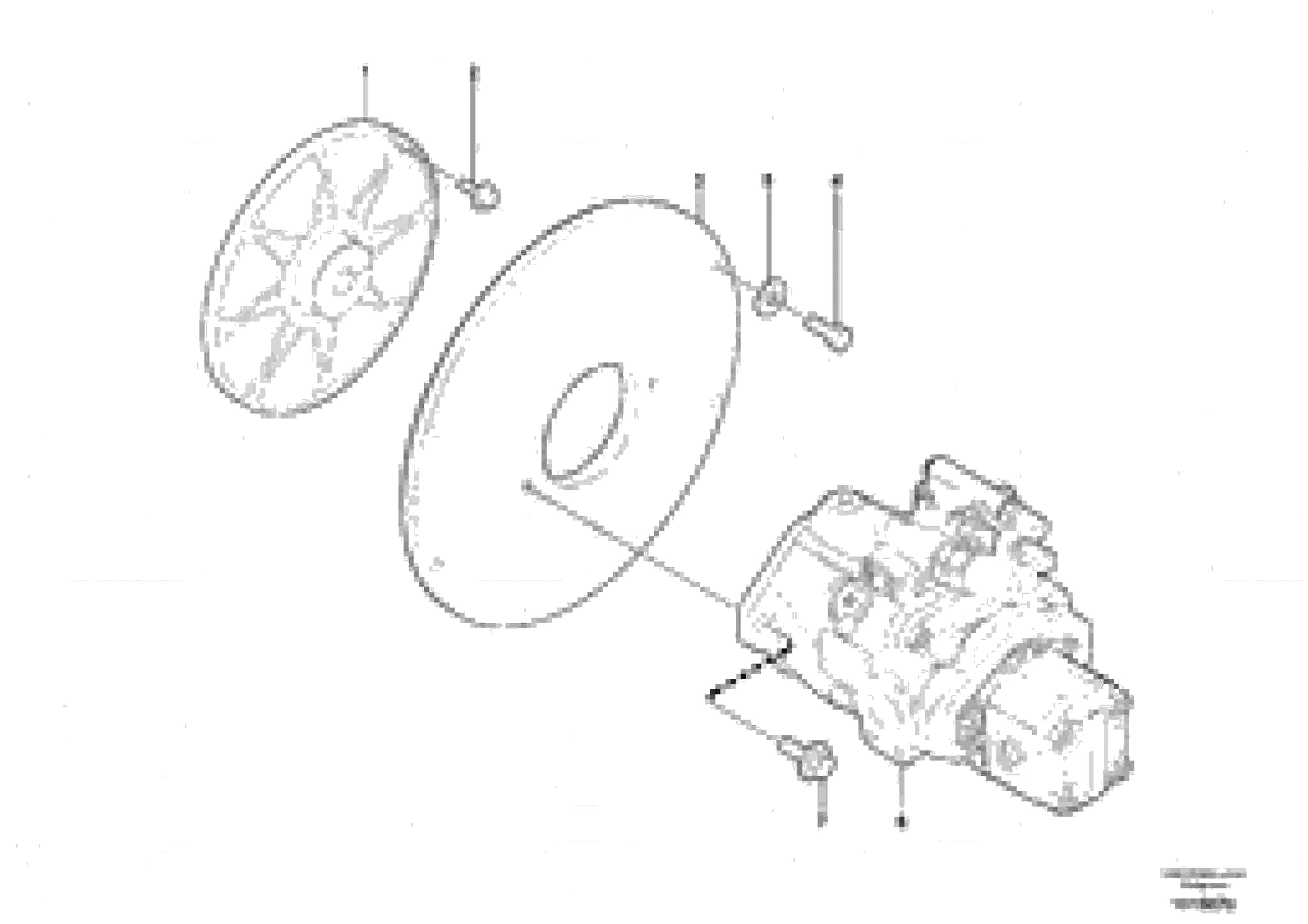 Схема запчастей Volvo EC25 TYPE 281 - 29346 Engine coupling / hydraulic pump 