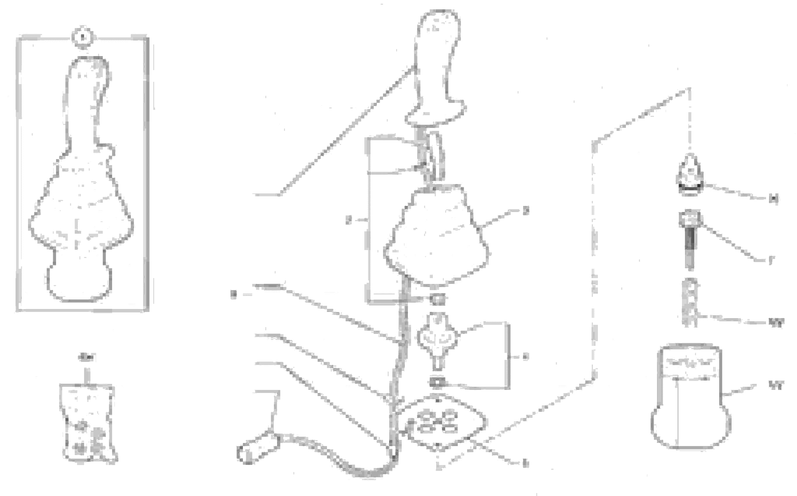 Схема запчастей Volvo EC25 TYPE 281 - 1562 Control lever : dipper arm / slewing ( left ) 