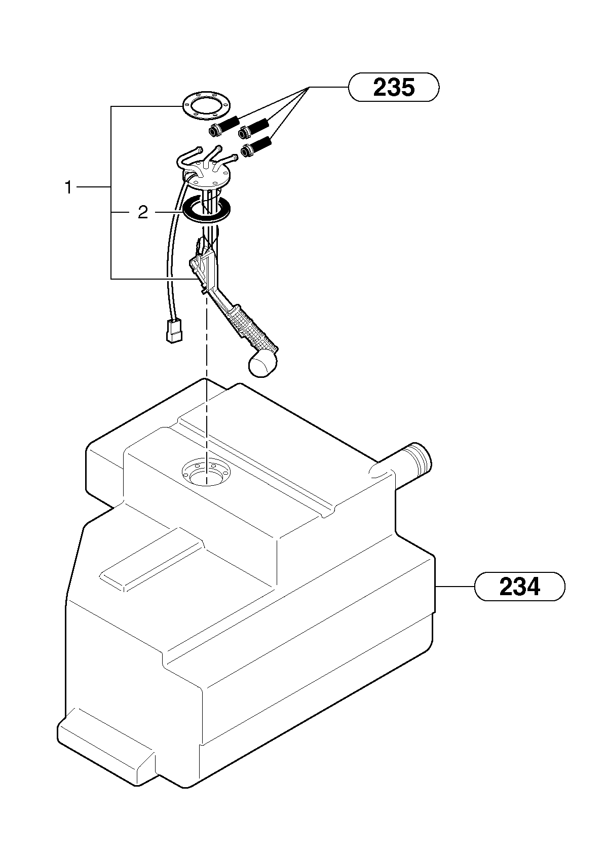 Схема запчастей Volvo EC30 TYPE 282 - 2498 Transmitter 