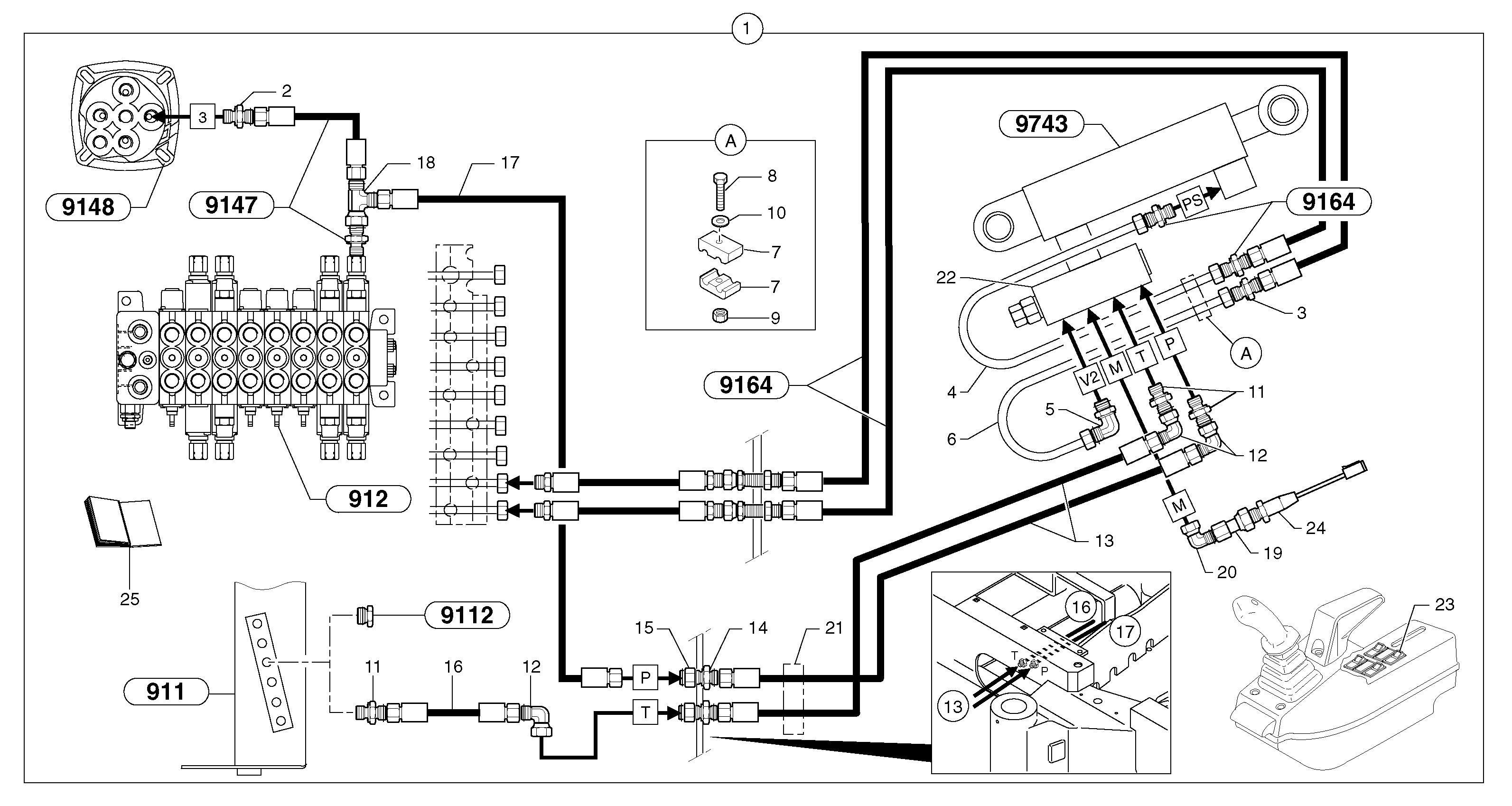 Схема запчастей Volvo EC30 TYPE 282 - 46873 Handling operations Ce / without Puma 