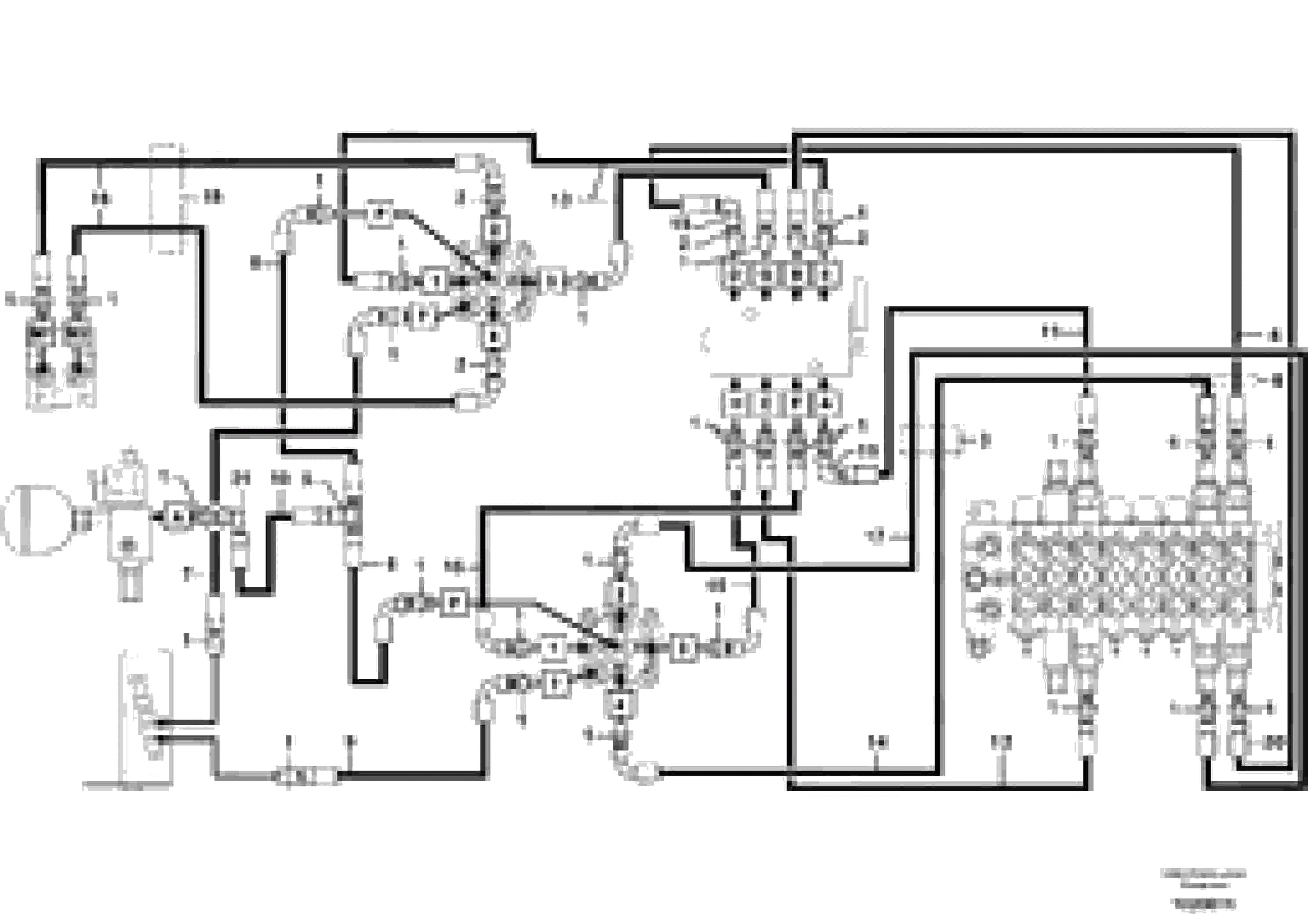 Схема запчастей Volvo EC30 TYPE 282 - 104042 Hydr. circuit ( controls attachment ) 