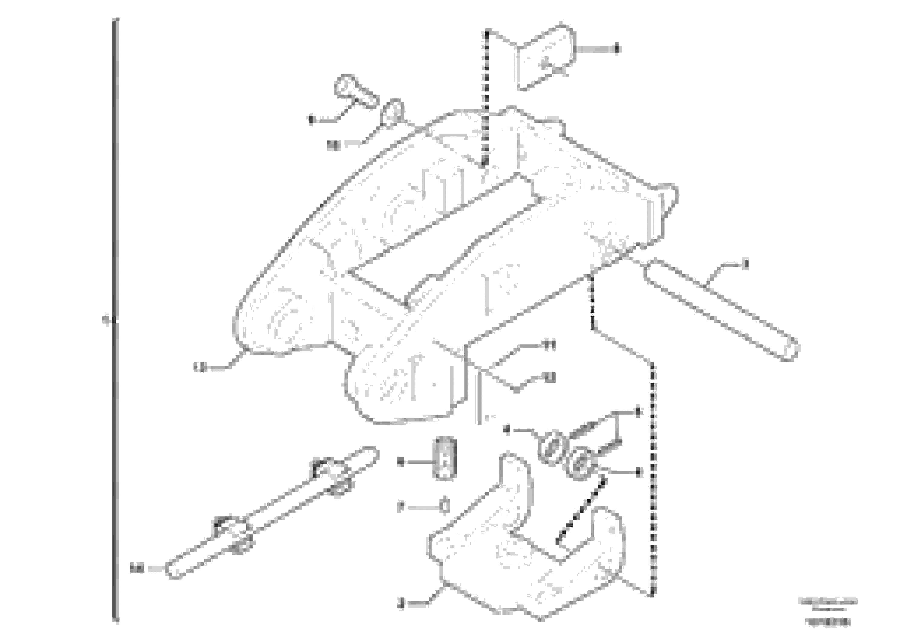 Схема запчастей Volvo EC35 TYPE 283 - 2918 Tool holder / mechanical control 