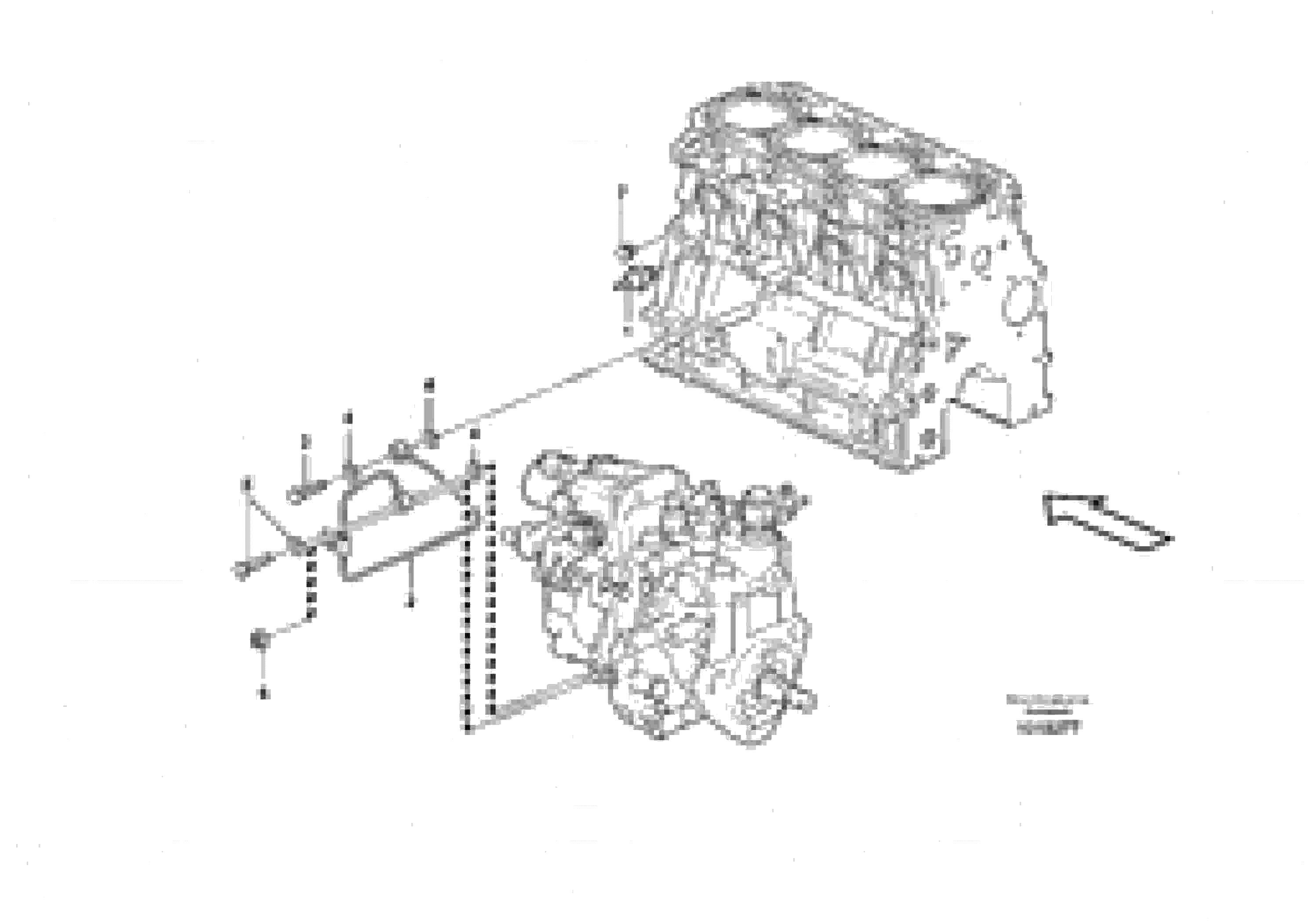 Схема запчастей Volvo EC45 TYPE 284 - 3236 Система масляной смазки 