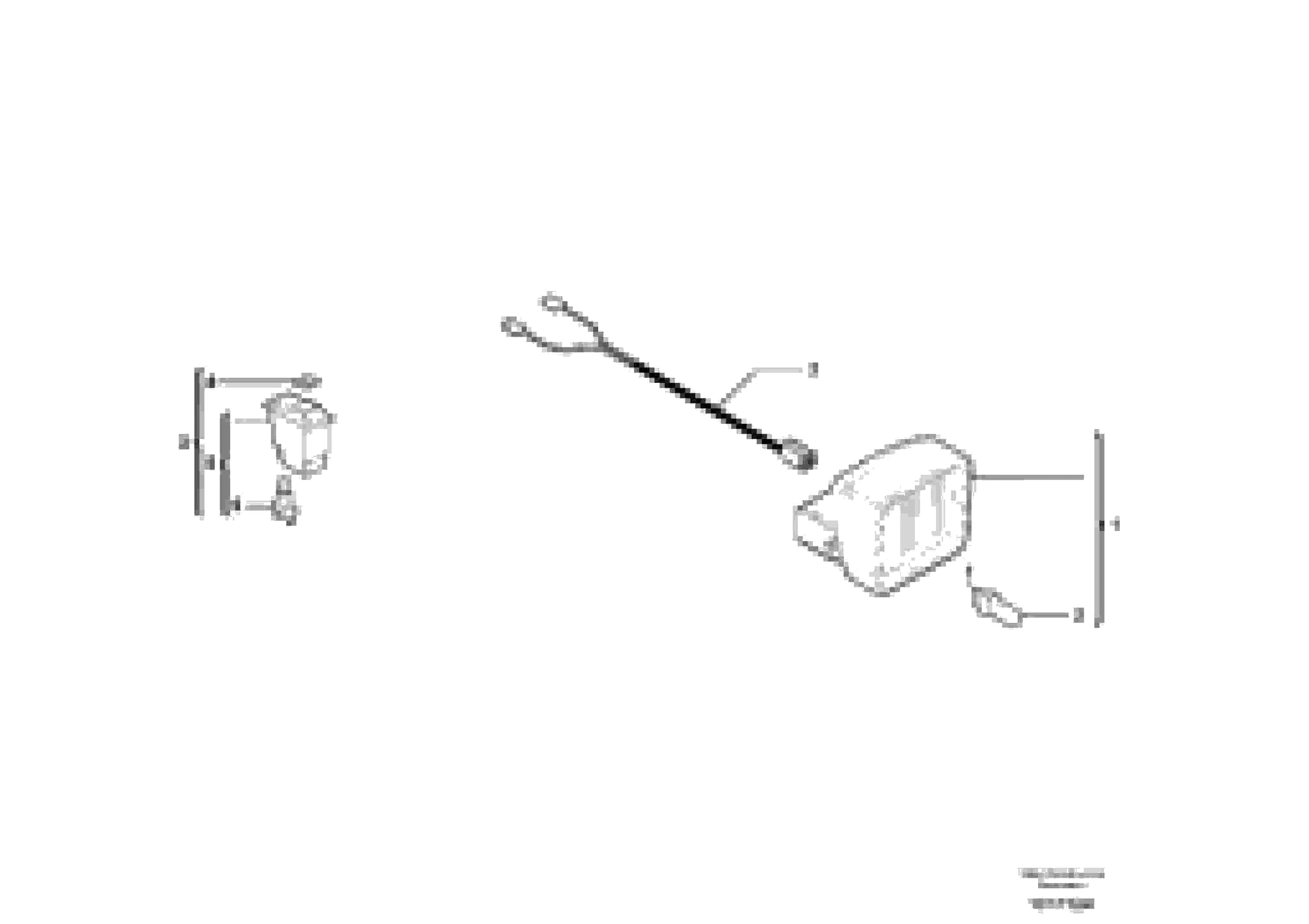 Схема запчастей Volvo EC45 TYPE 284 - 105126 Rear headlight 