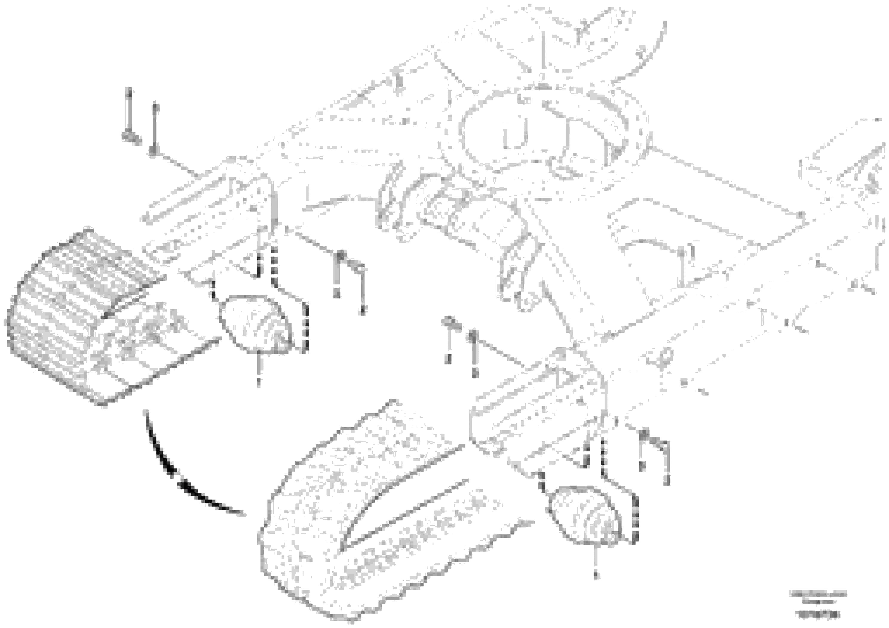 Схема запчастей Volvo EC45 TYPE 284 - 9261 Lower roller ( steel and rubber tracks ) 