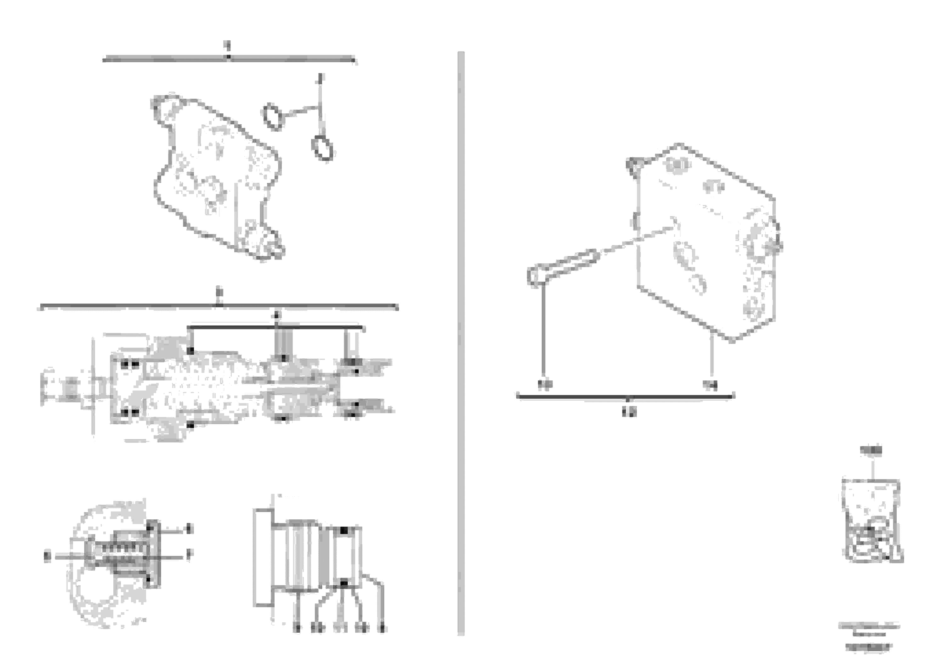 Схема запчастей Volvo EC45 TYPE 284 - 40404 Balancing valve ( slewing ) 