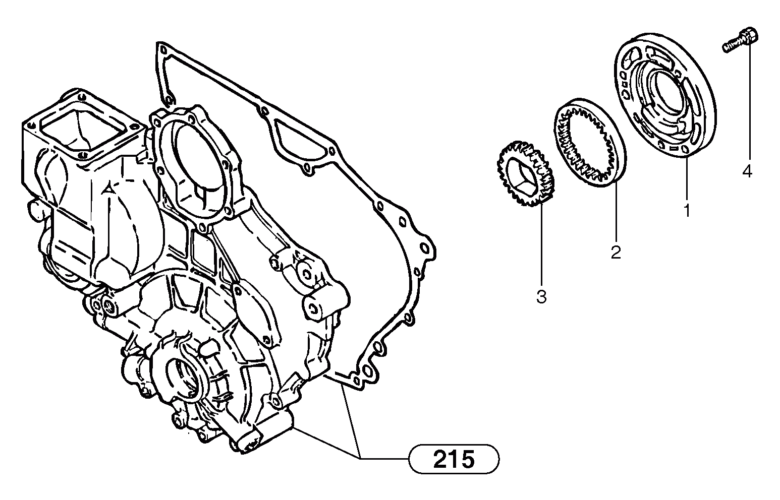 Схема запчастей Volvo EC20B TYPE 272 XT/XTV - 32911 Lubricating oil pump 