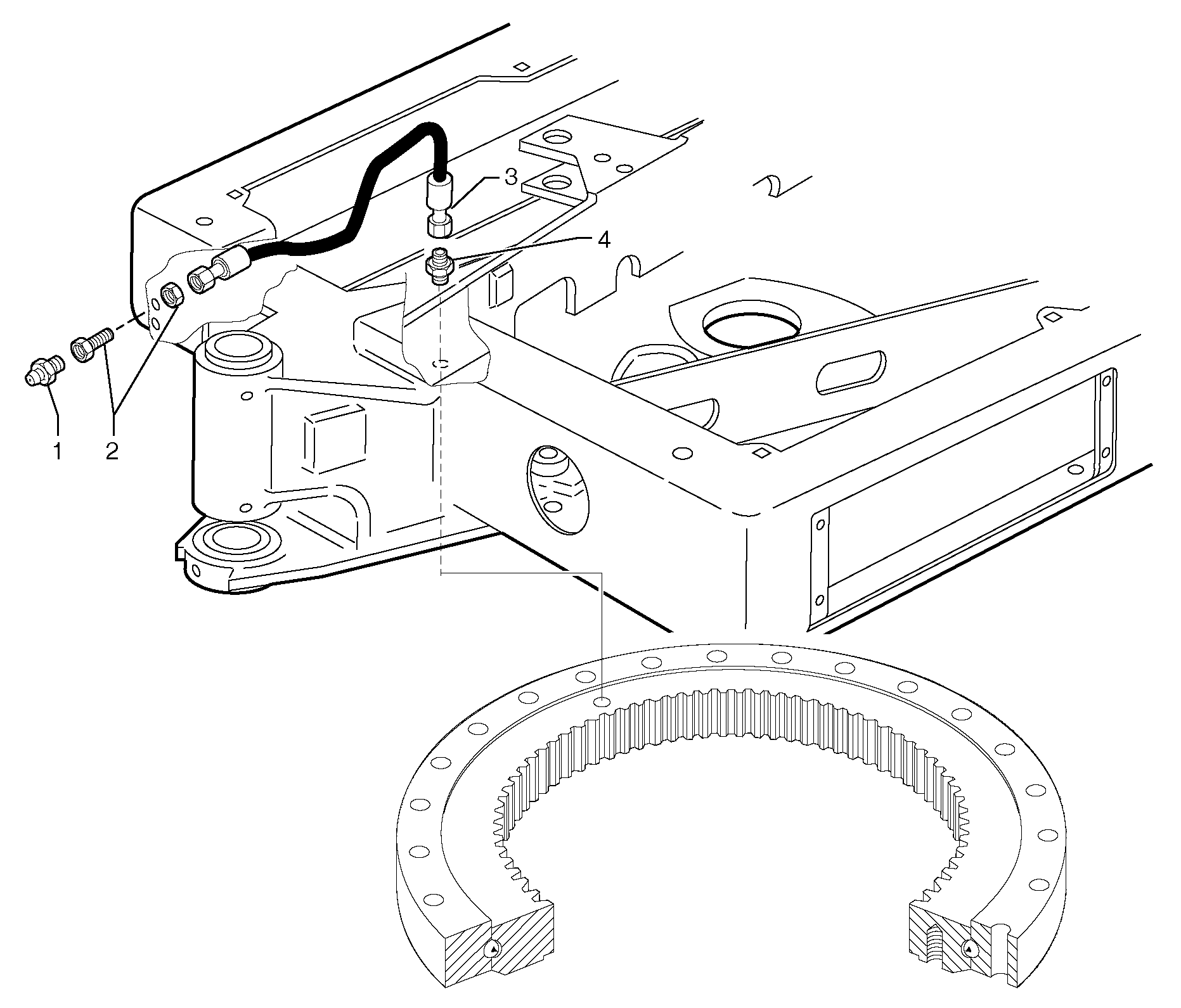 Схема запчастей Volvo EC20B TYPE 272 XT/XTV - 97048 Lubrication 