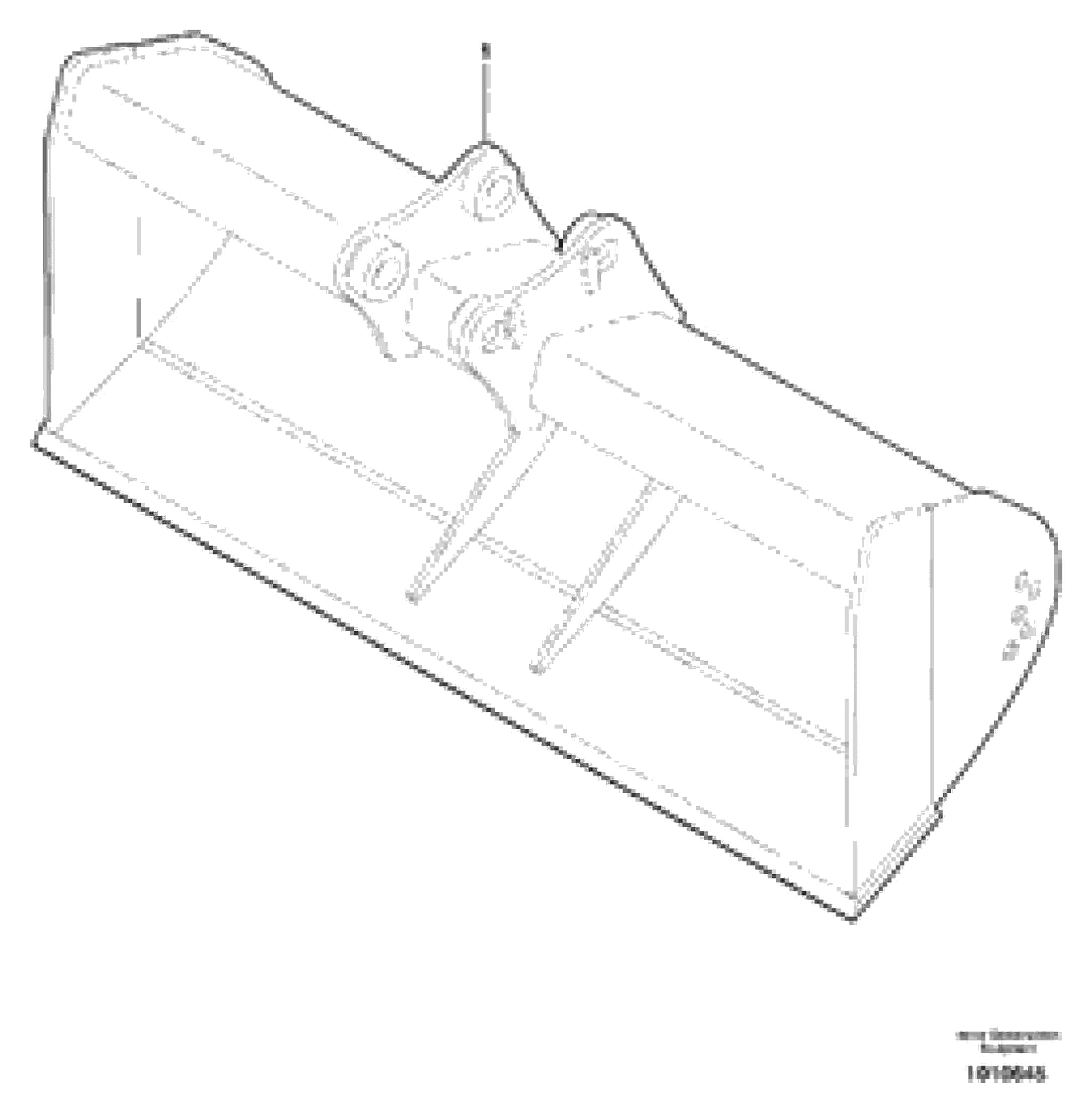 Схема запчастей Volvo EC20B TYPE 272 XT/XTV - 35511 Grading bucket 