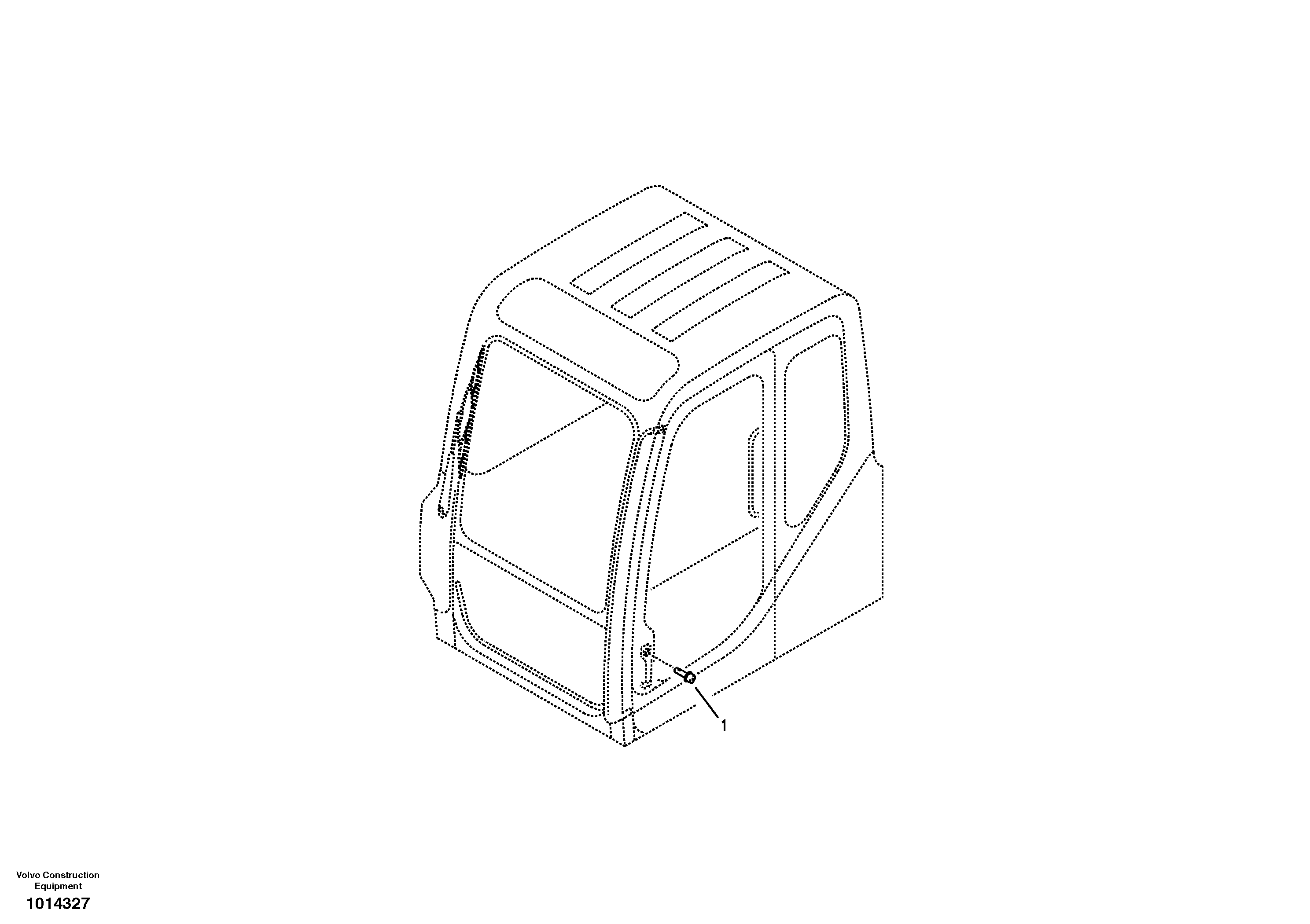 Схема запчастей Volvo EC55B - 34457 Operators cab 