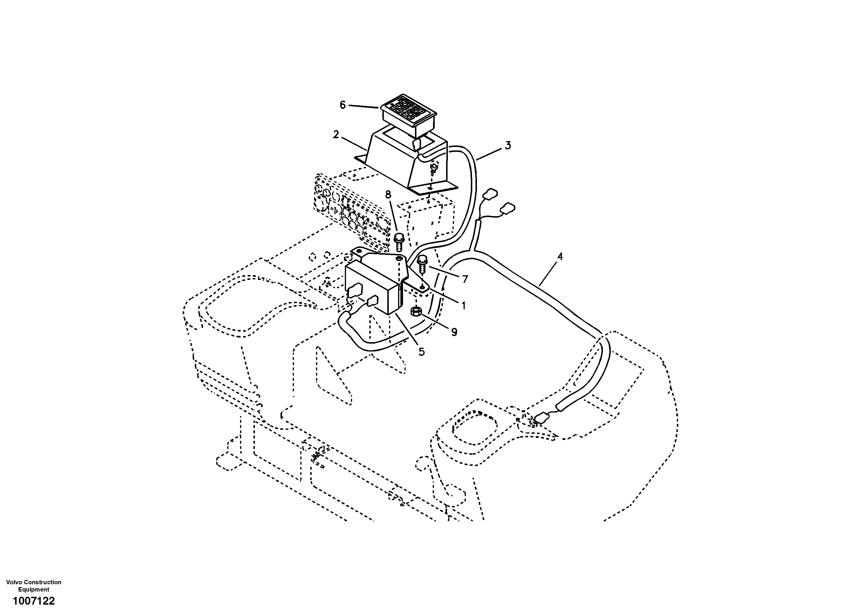 Схема запчастей Volvo EC55B - 3778 Antitheft system 