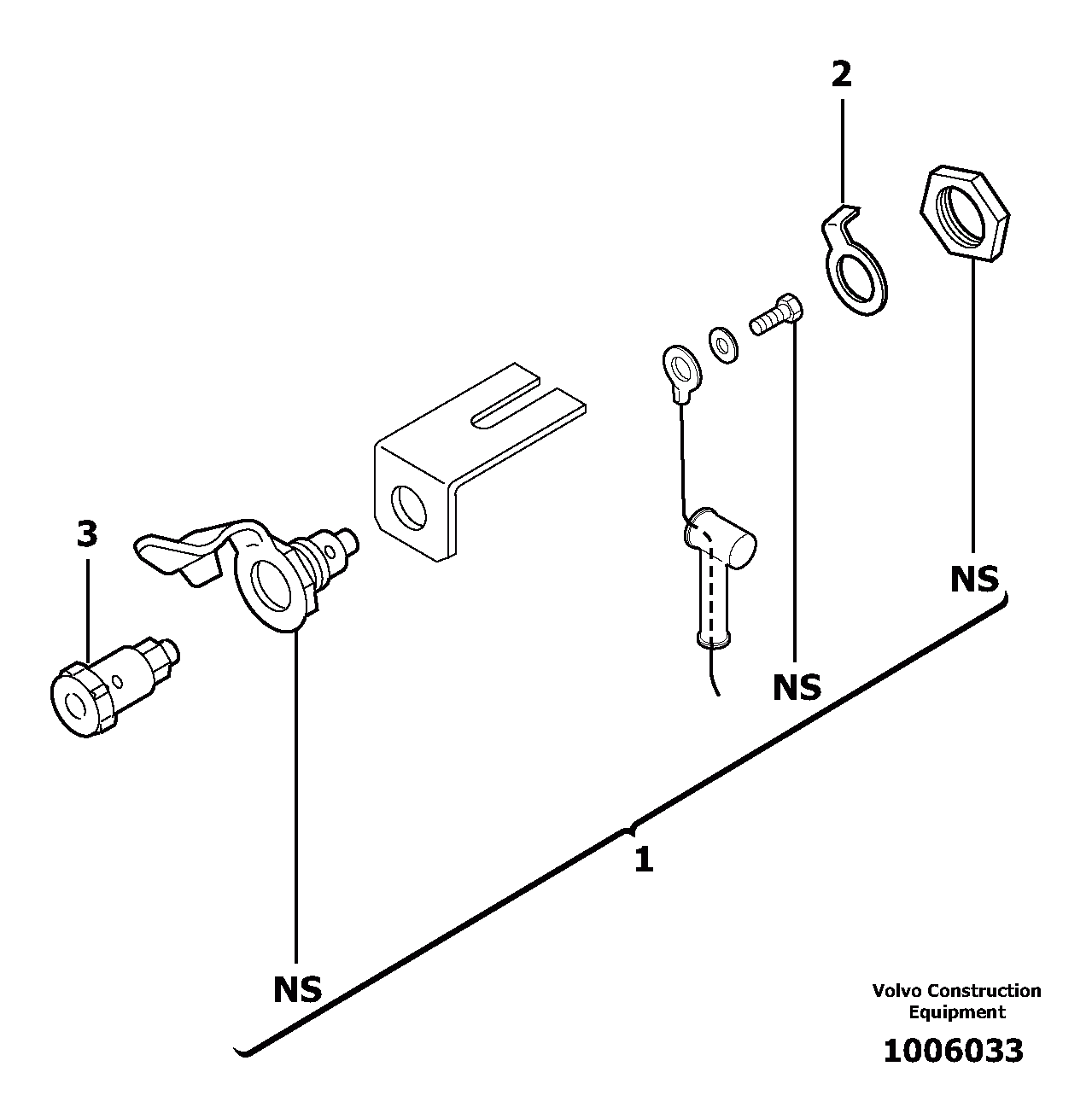 Схема запчастей Volvo EC13 TYPE 600 XR/XTV - 8245 Inspection light socket 