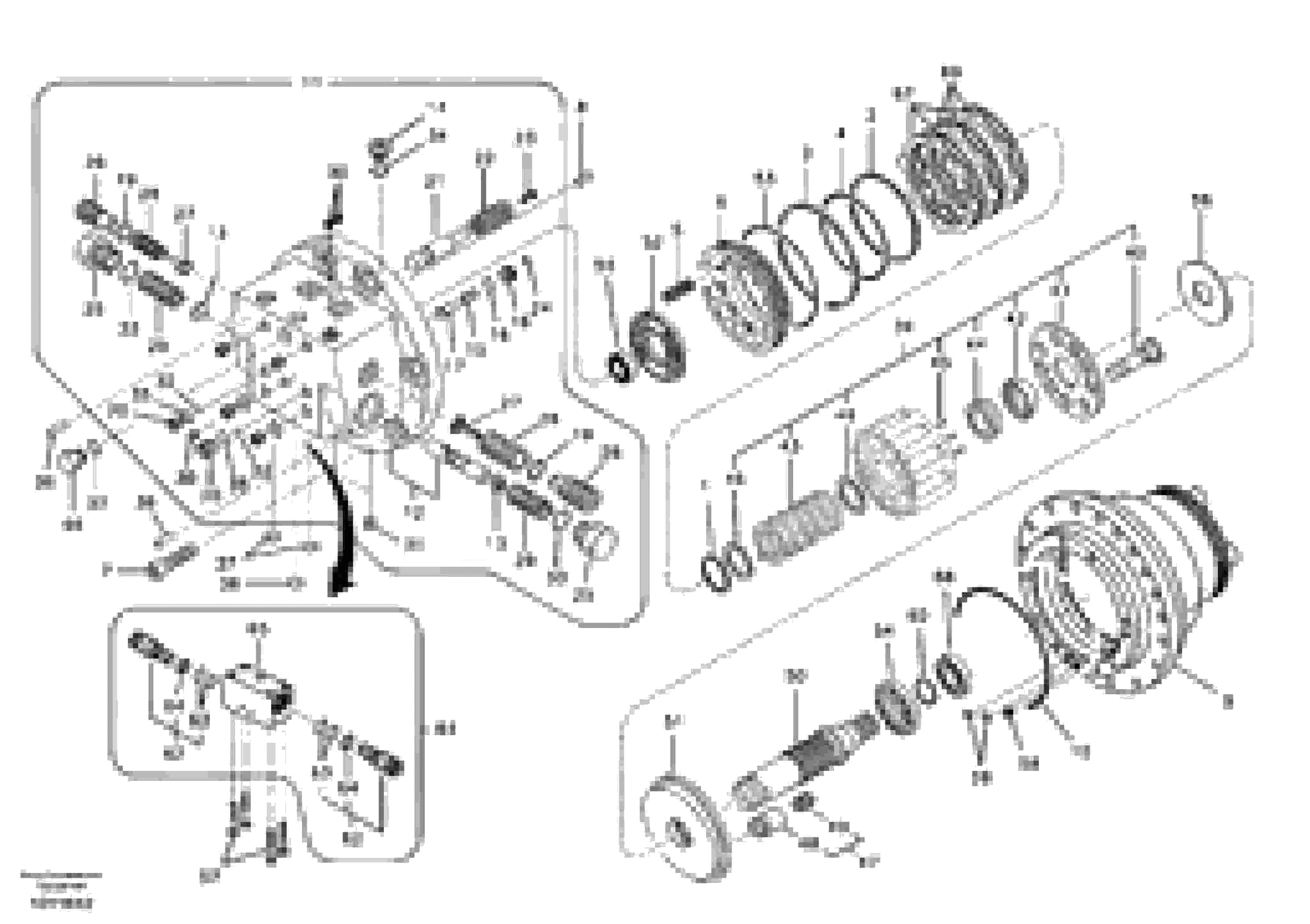 Схема запчастей Volvo ECR58 - 100094 Гидромотор хода 