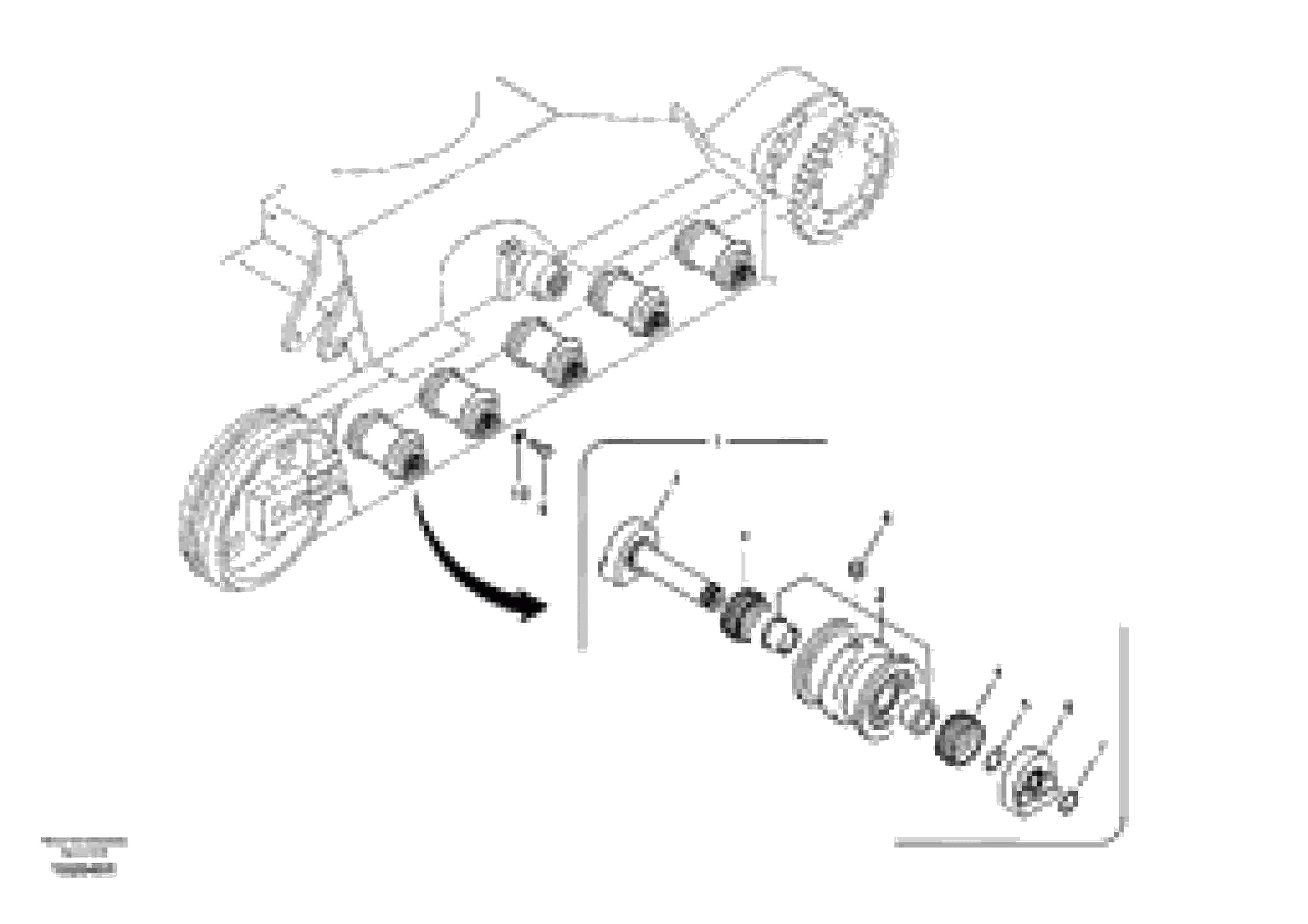 Схема запчастей Volvo ECR58 - 4618 Bottom roller 