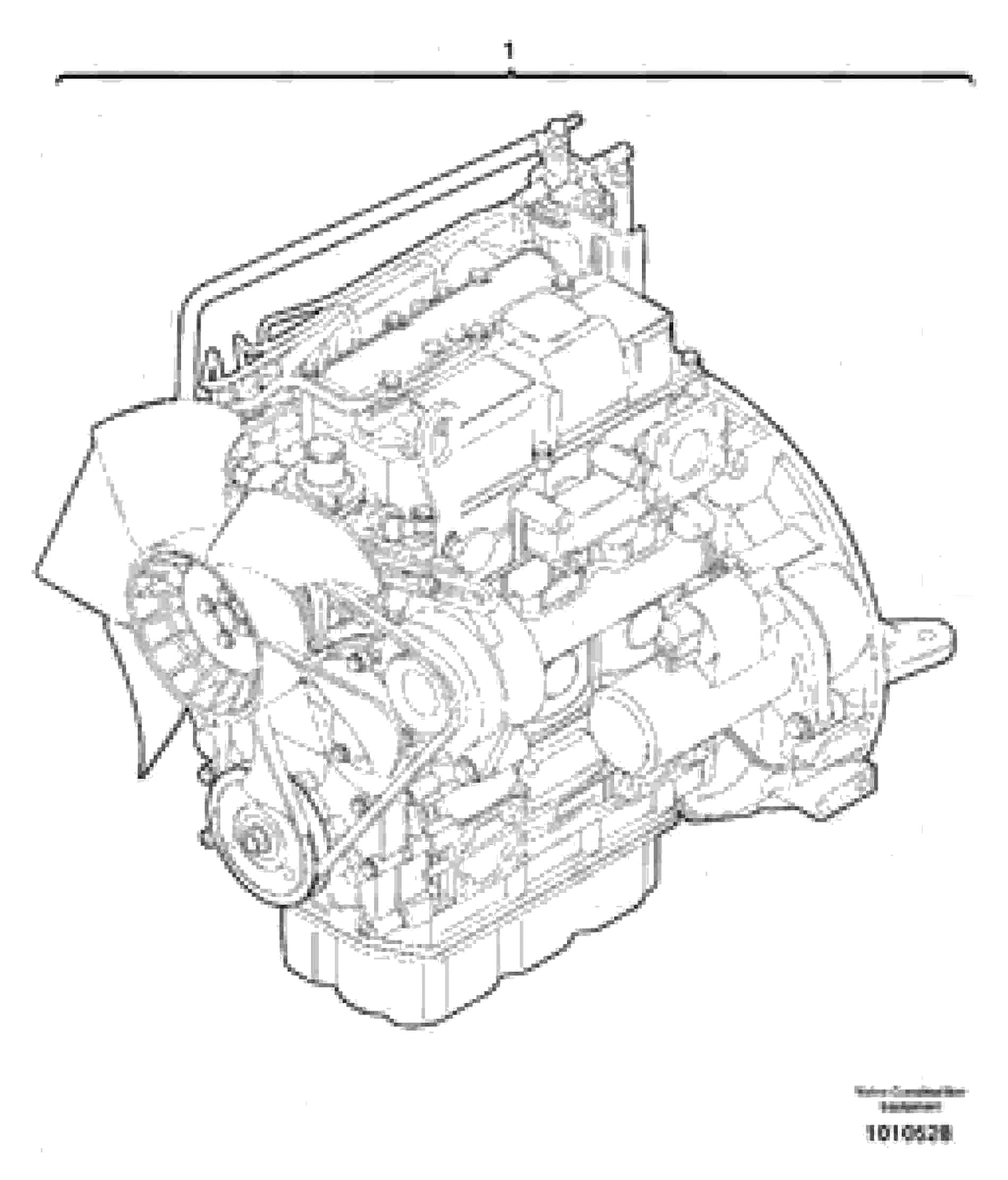 Схема запчастей Volvo ECR28 TYPE 601 - 75320 Equipped engine 