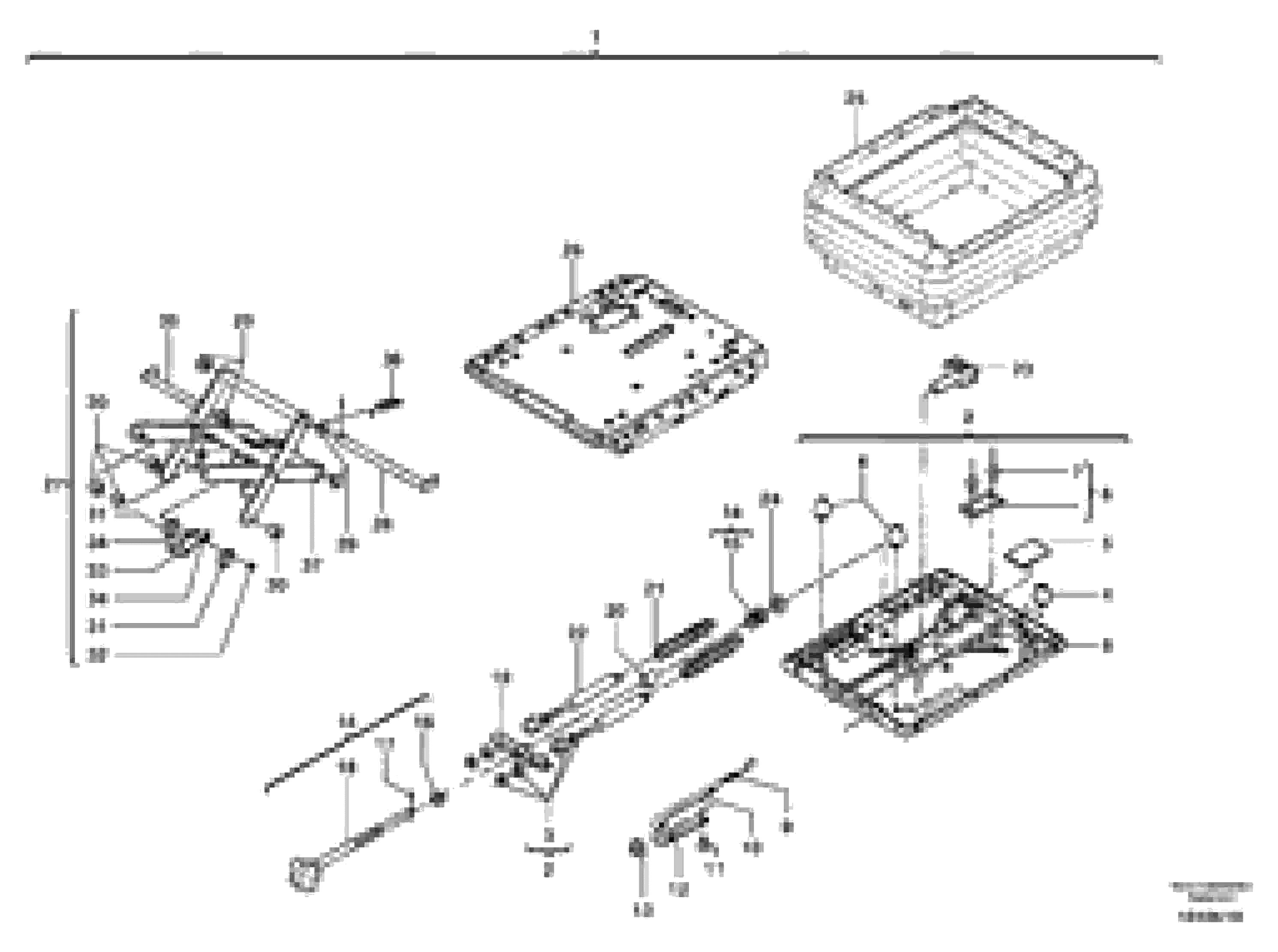 Схема запчастей Volvo ECR28 TYPE 601 - 71440 Suspension seat assembly 