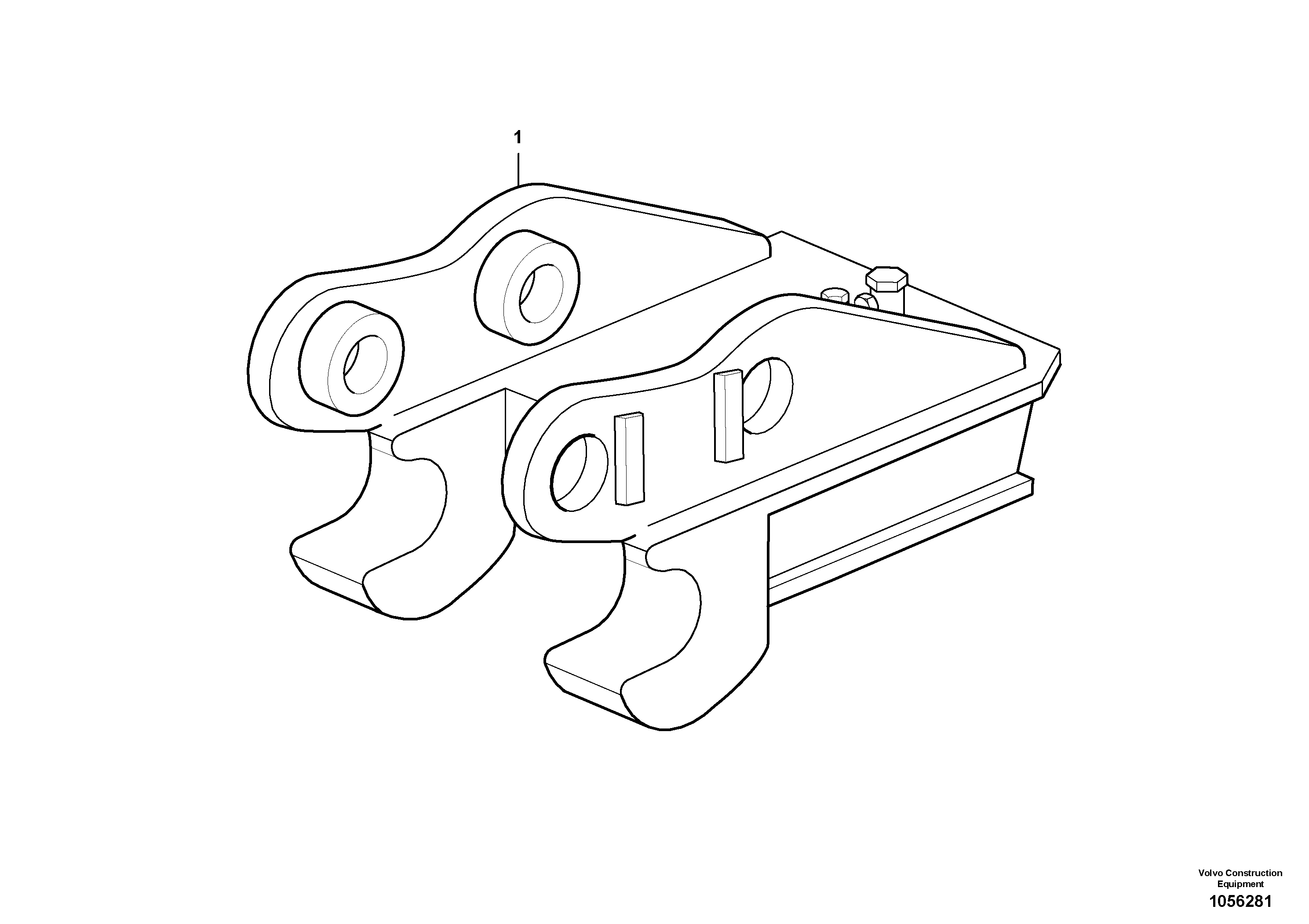 Схема запчастей Volvo ECR38 TYPE 602 - 87488 Lever 