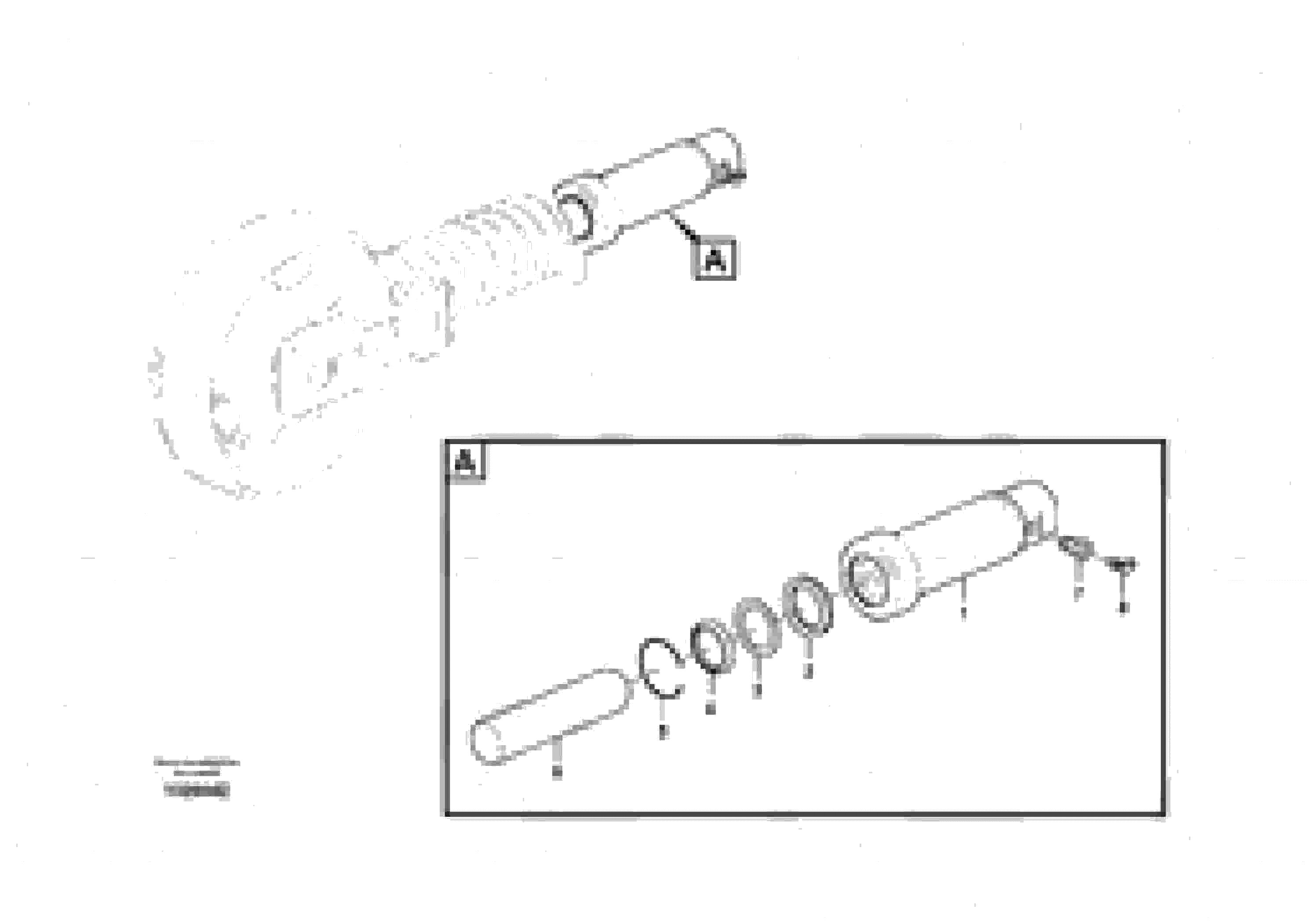 Схема запчастей Volvo EC55C S/N 110001- / 120001- - 64847 Undercarriage, spring package 