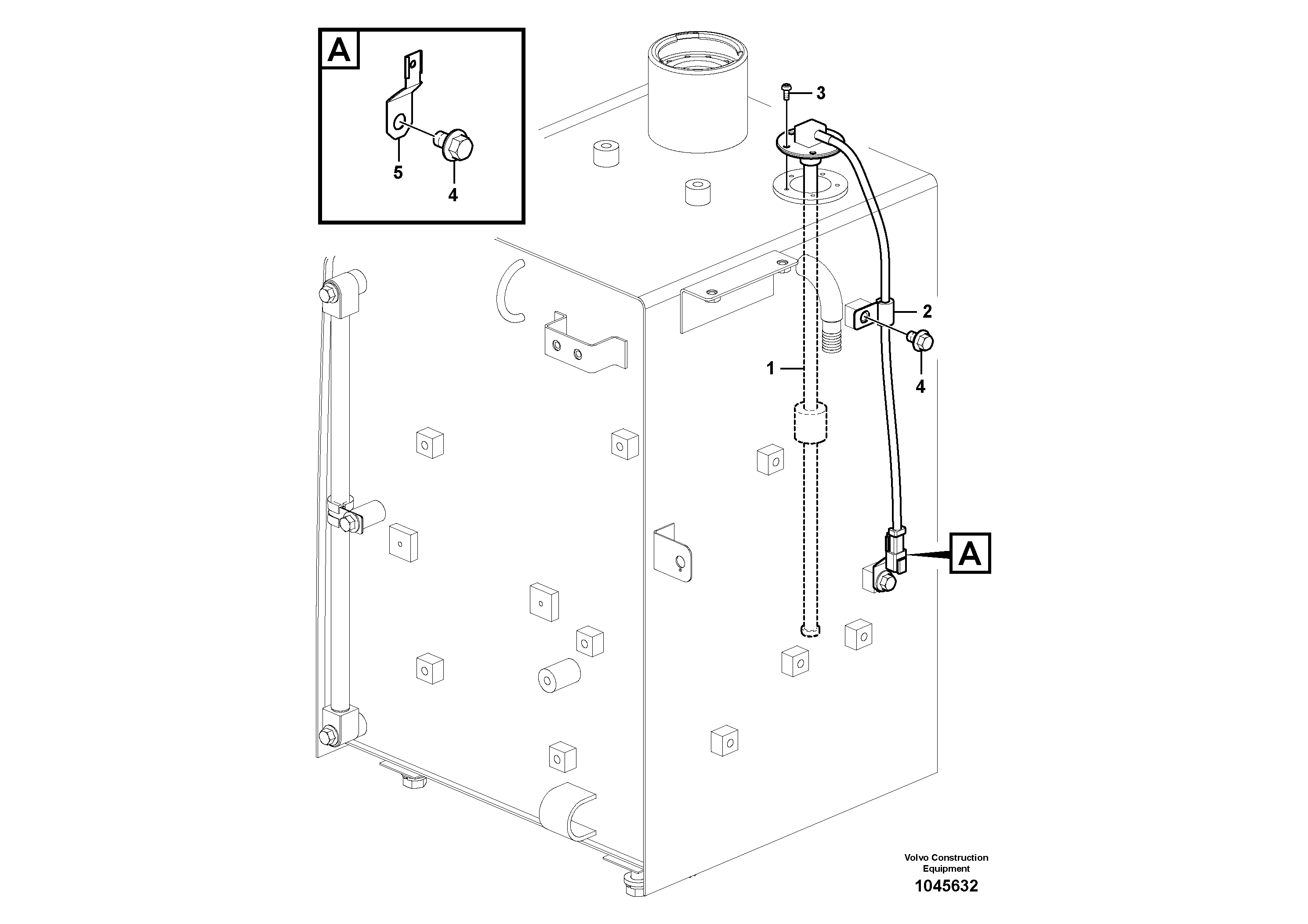 Схема запчастей Volvo EW60C - 65627 Electrical sensor 